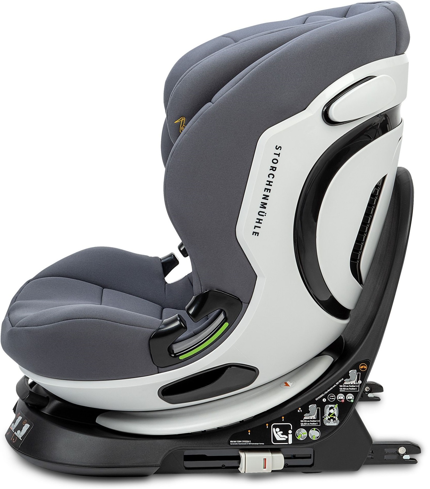 Автокрісло Storchenmuhle Niki kid i-Size Asphalt (102-265-306)фото12