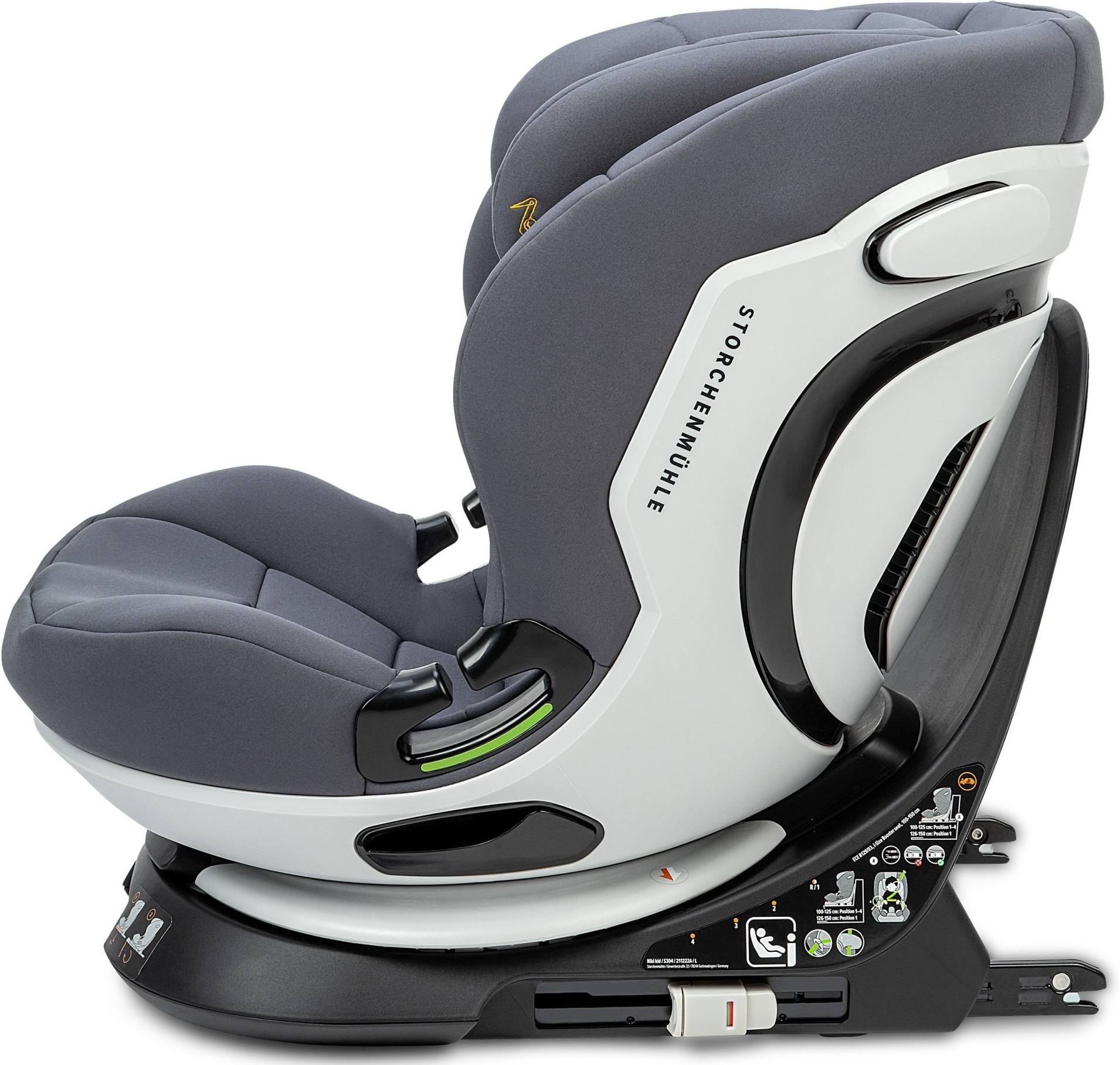 Автокрісло Storchenmuhle Niki kid i-Size Asphalt (102-265-306)фото10