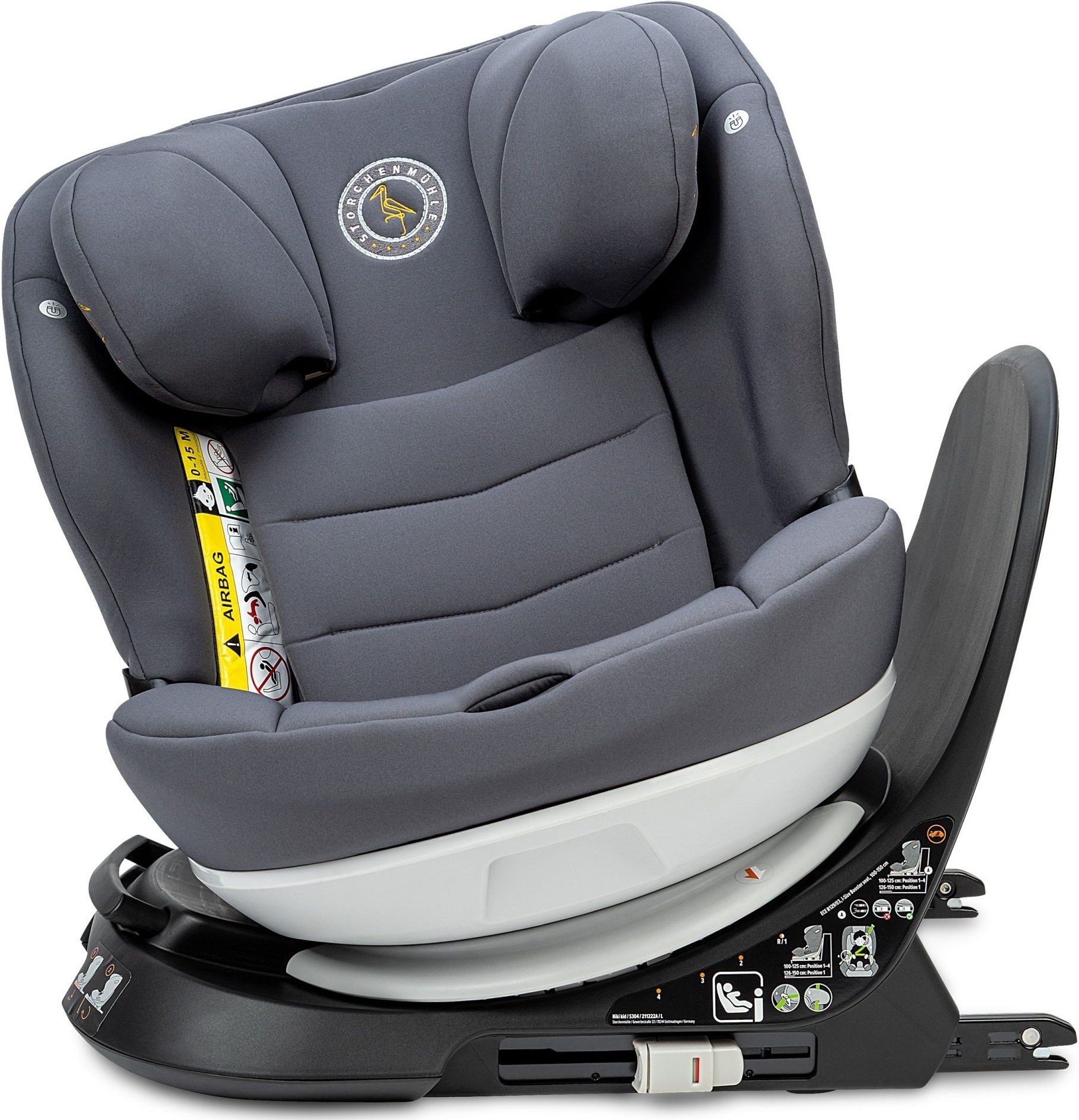 Автокрісло Storchenmuhle Niki kid i-Size Asphalt (102-265-306)фото4