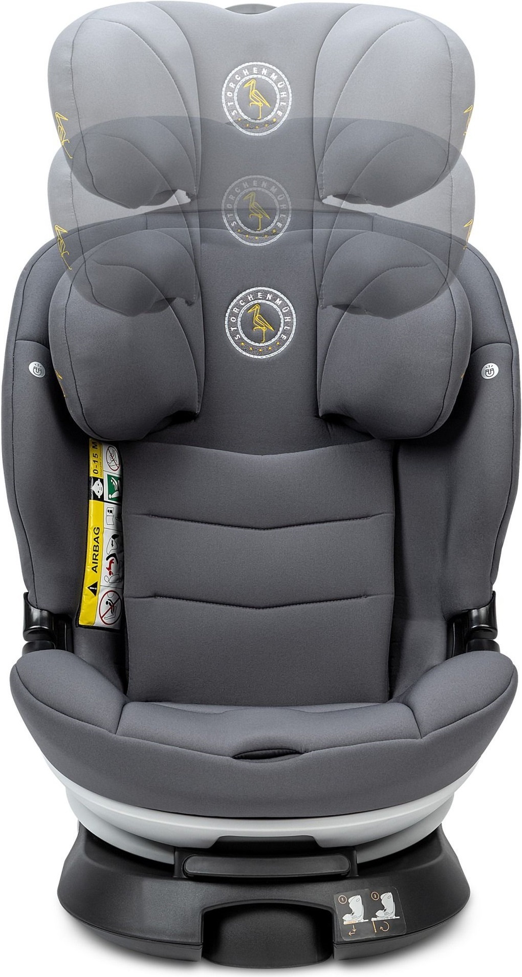 Автокрісло Storchenmuhle Niki kid i-Size Asphalt (102-265-306)фото6
