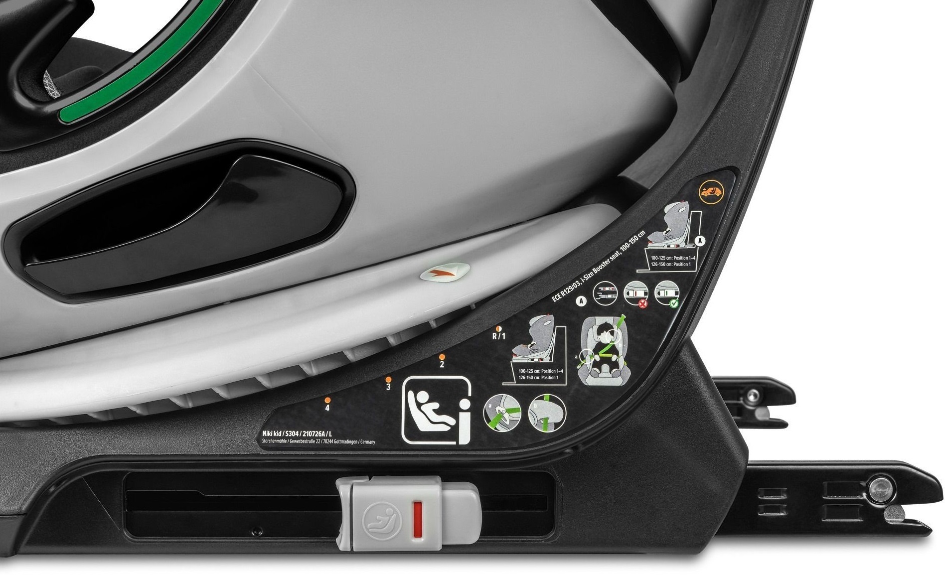 Автокрісло Storchenmuhle Niki kid i-Size Onyx (102-265-305)фото19