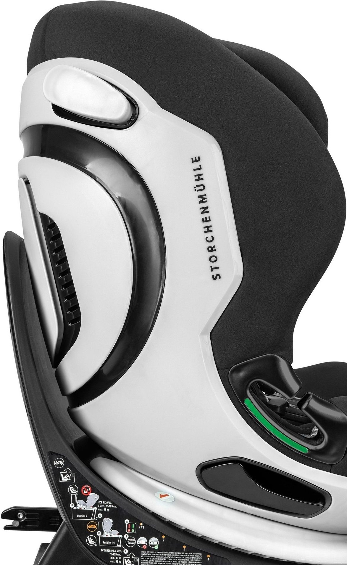 Автокрісло Storchenmuhle Niki kid i-Size Onyx (102-265-305)фото21