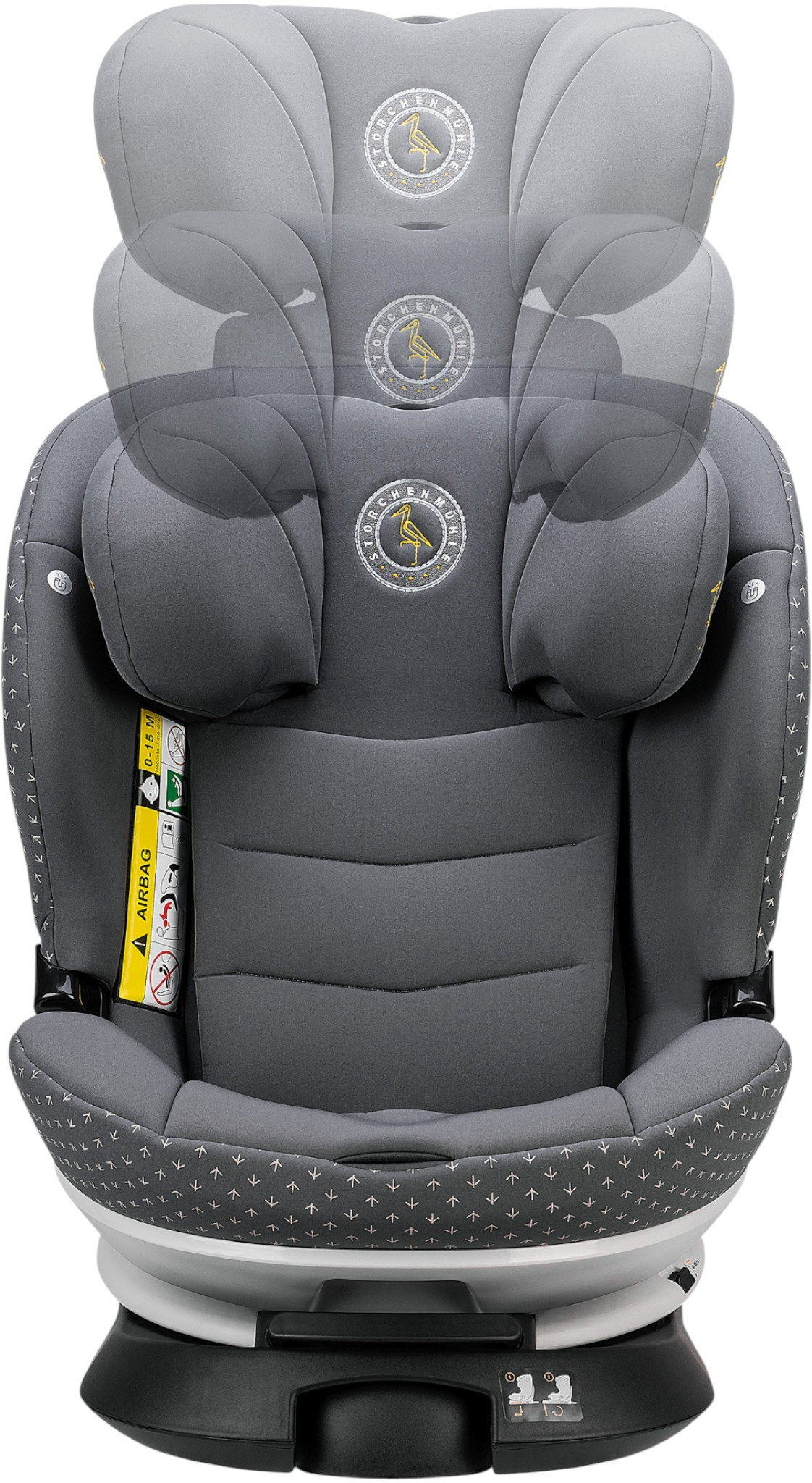 Автокресло Storchenmuhle Niki complete i-Size Asphalt (108-275-306) фото 
