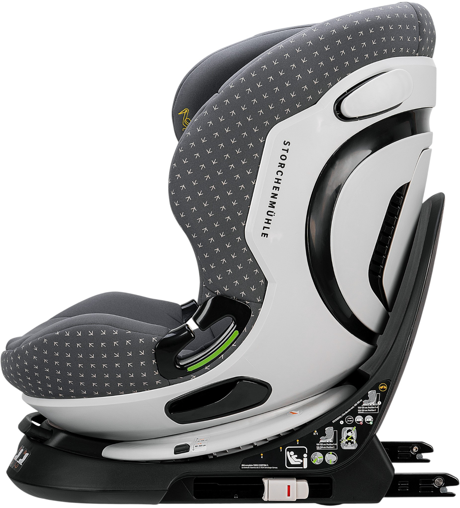 Автокресло Storchenmuhle Niki complete i-Size Asphalt (108-275-306) фото 