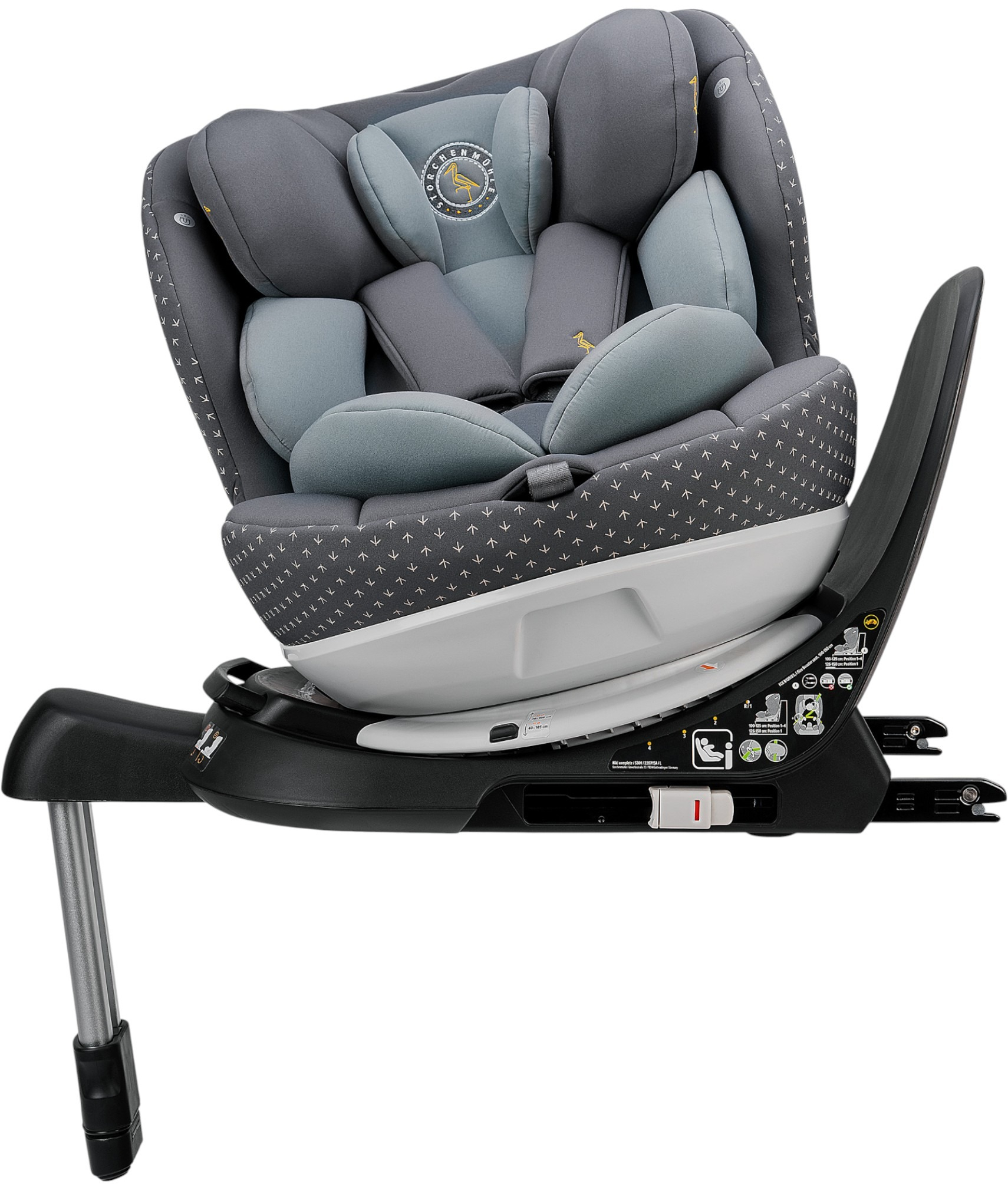 Автокресло Storchenmuhle Niki complete i-Size Asphalt (108-275-306) фото 
