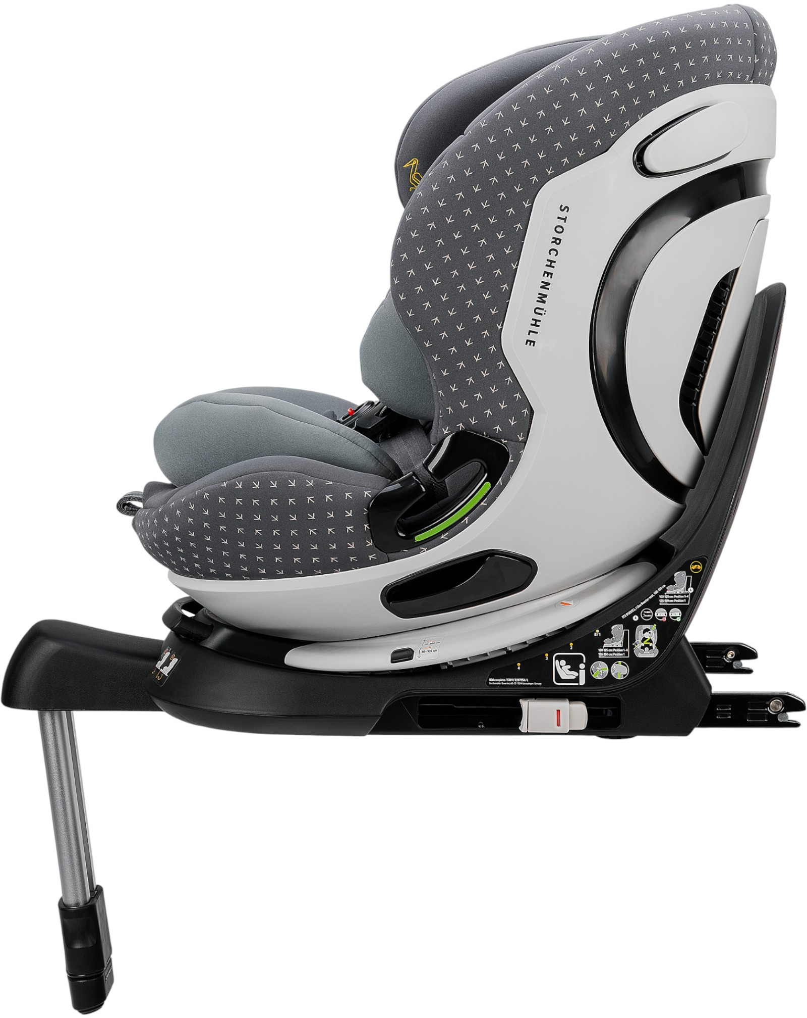 Автокресло Storchenmuhle Niki complete i-Size Asphalt (108-275-306) фото 