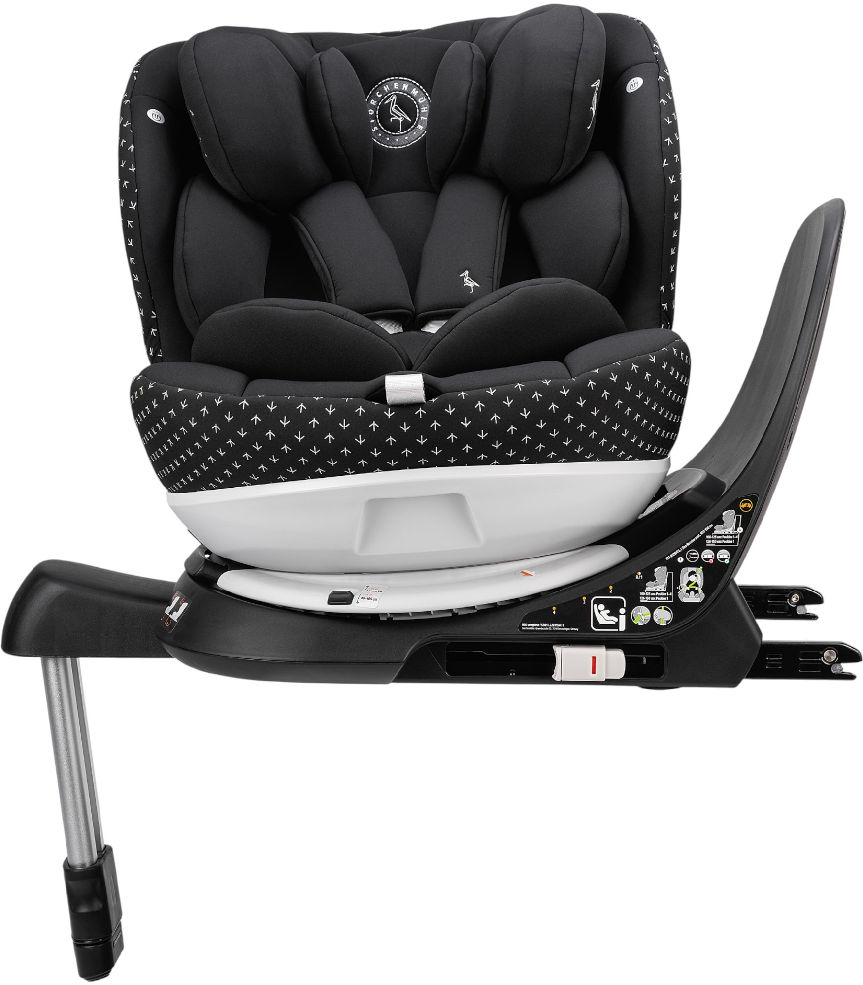 Автокрісло Storchenmuhle Niki complete i-Size Onyx (108-275-305)фото11
