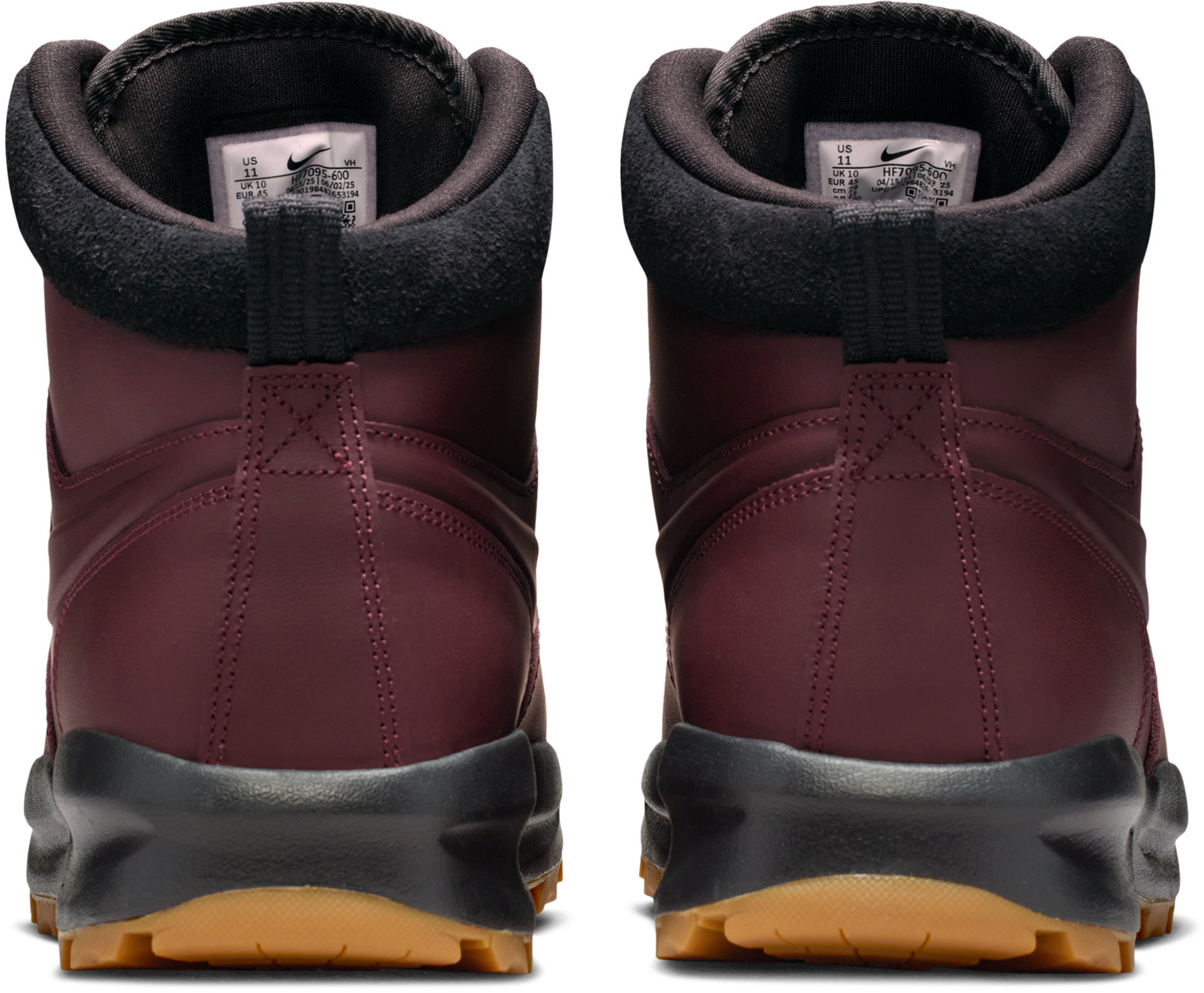 Черевики чоловічі Nike Manoa Leather HF7095-600 44 (10 US) бордовіфото5