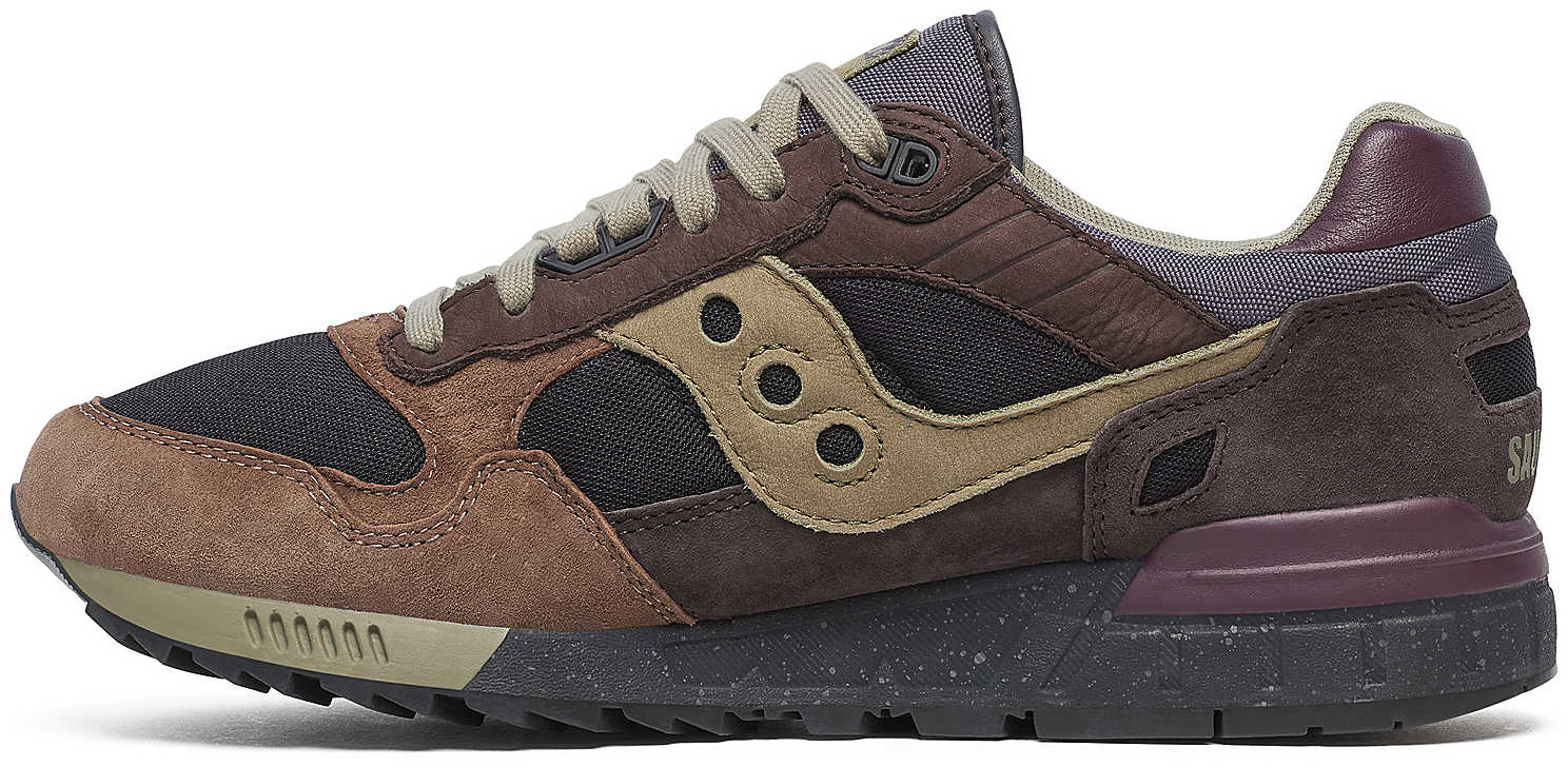 Кроссовки Saucony Shadow 5000 Crafted S70944-1 41 (8 US) темно-серый/коричневый фото 2