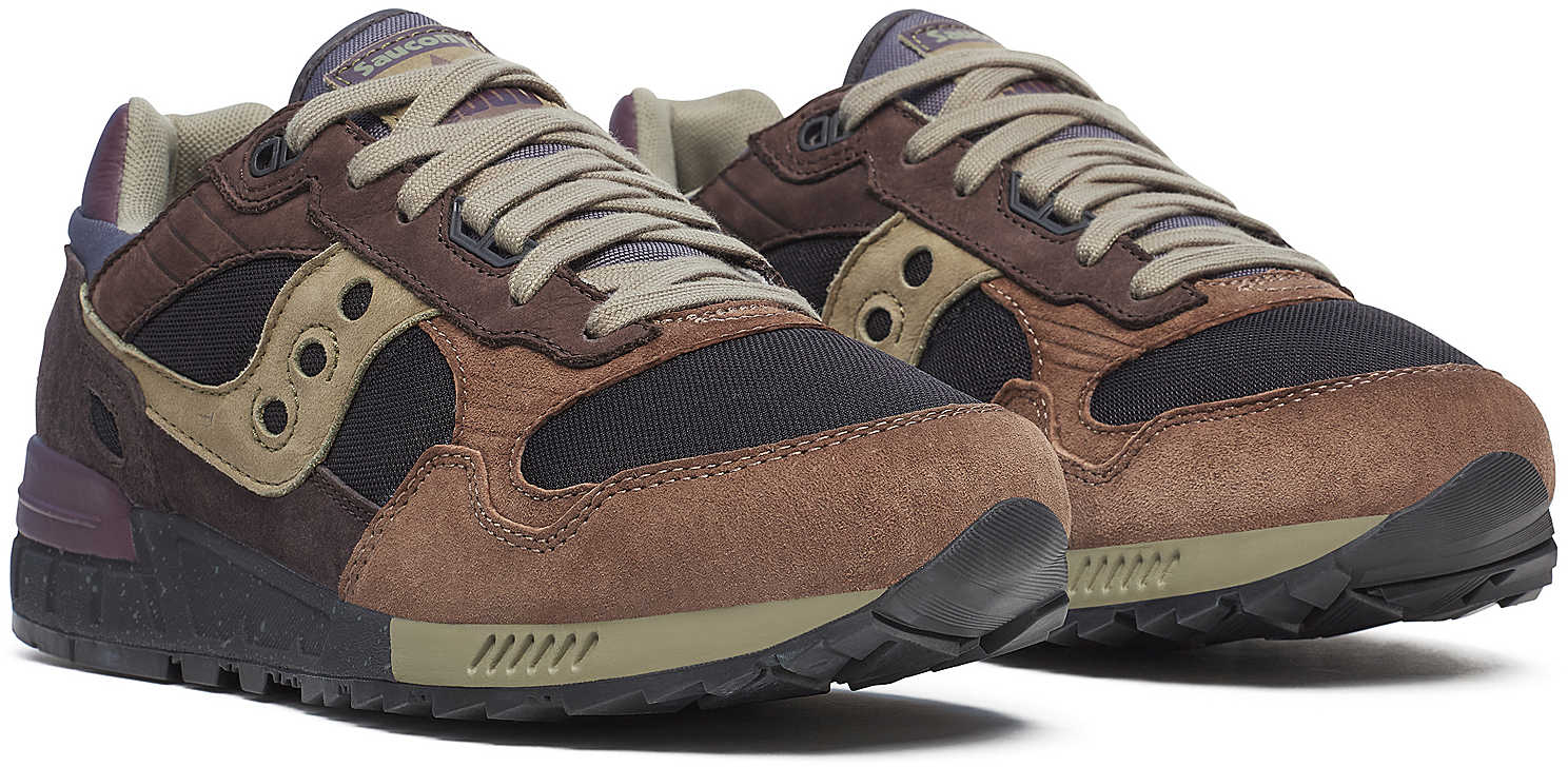 Кроссовки Saucony Shadow 5000 Crafted S70944-1 41 (8 US) темно-серый/коричневый фото 3