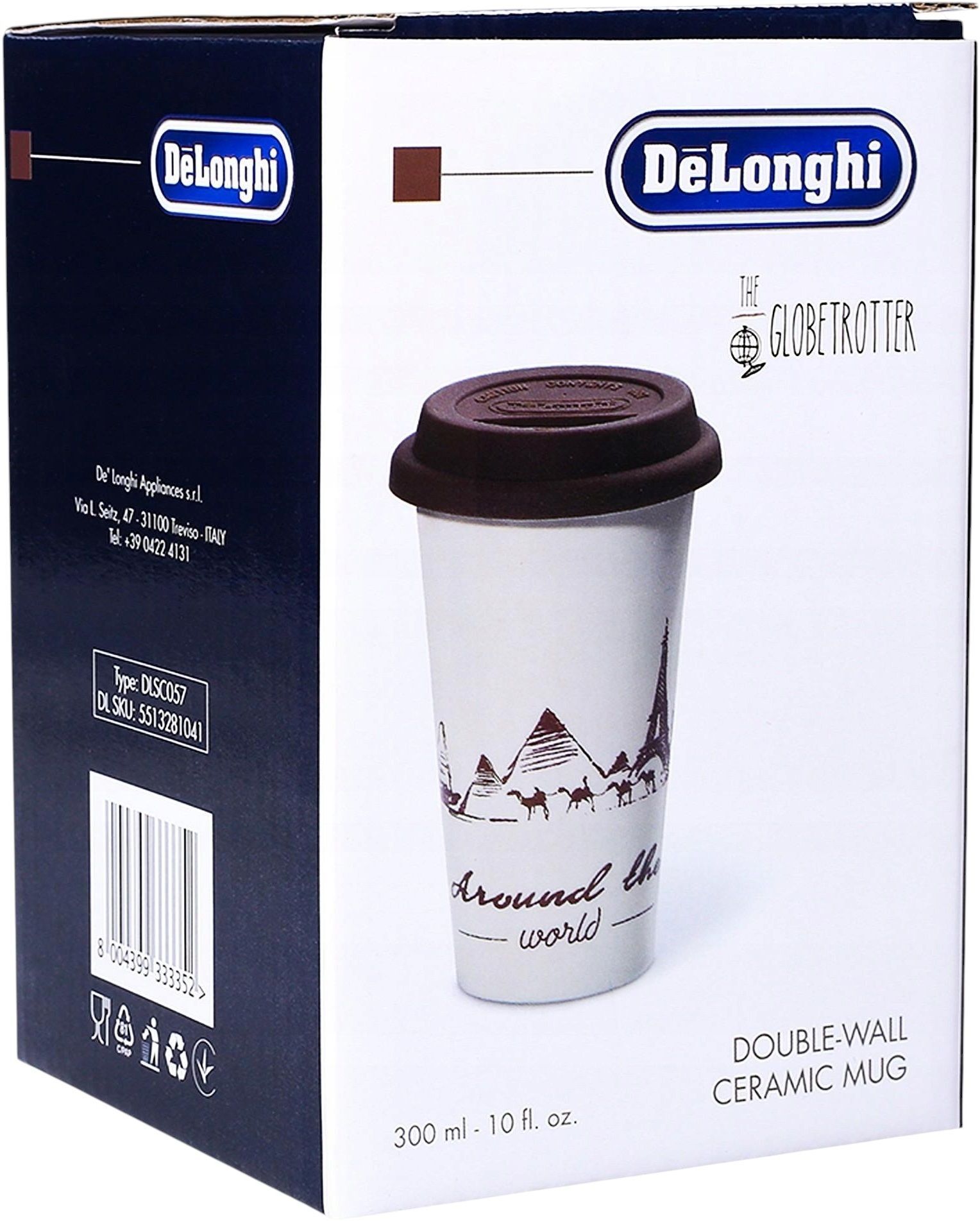 Термокружка Delonghi The Globetrotter, 300 мл (DLSC057) фото 5