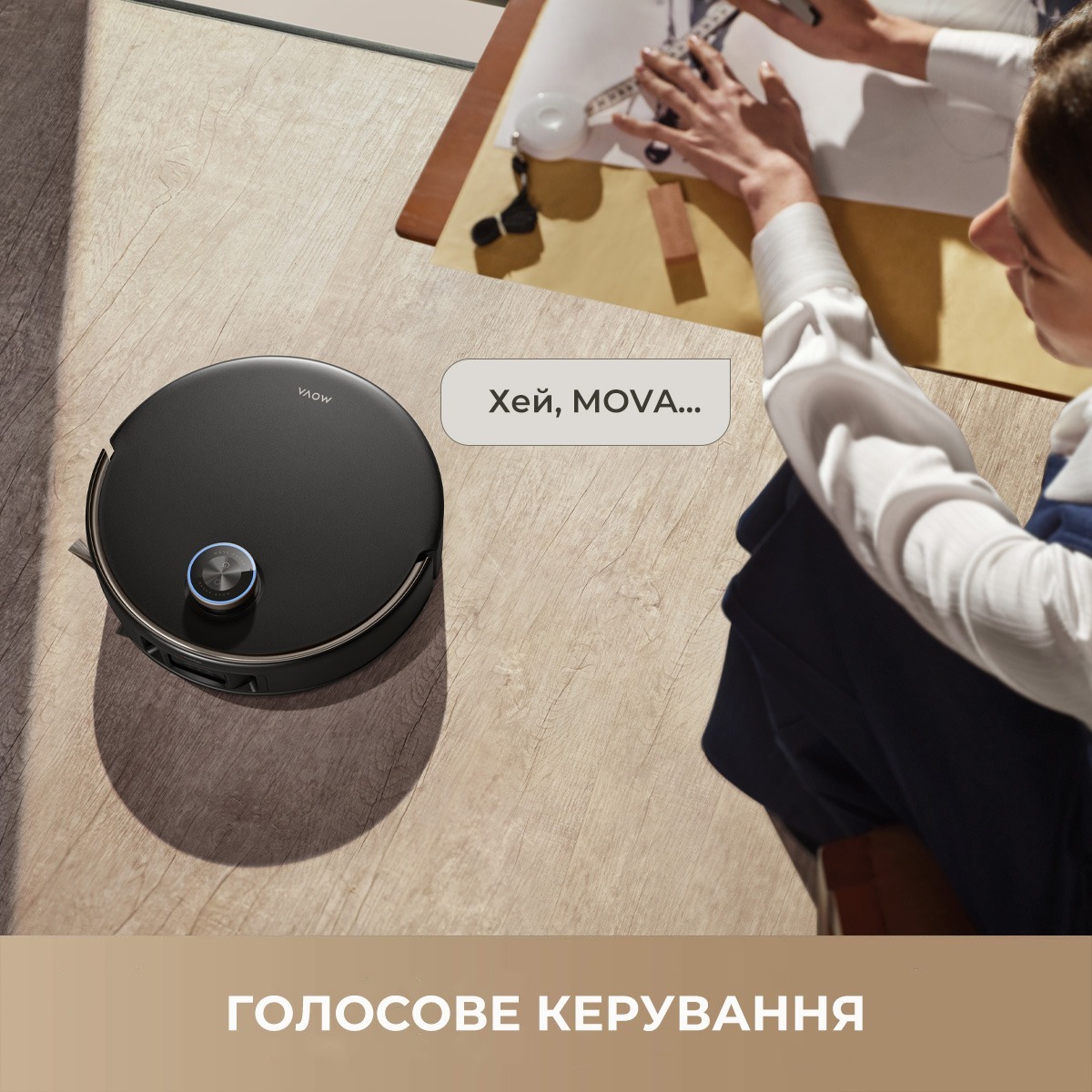 Робот-пылесос Mova V50 Ultra Complete Black EUA (RLV72LE-1-bl) фото 11