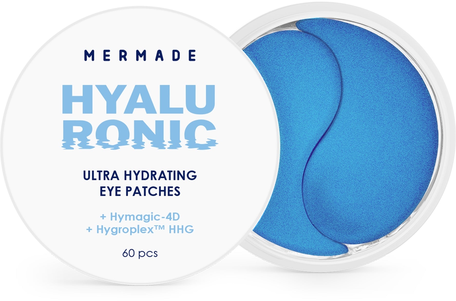 Увлажняющие гидрогелевые патчи под глаза Mermade 4D Hyaluronic Acid & Anti-thirst technology 60 шт фото 2