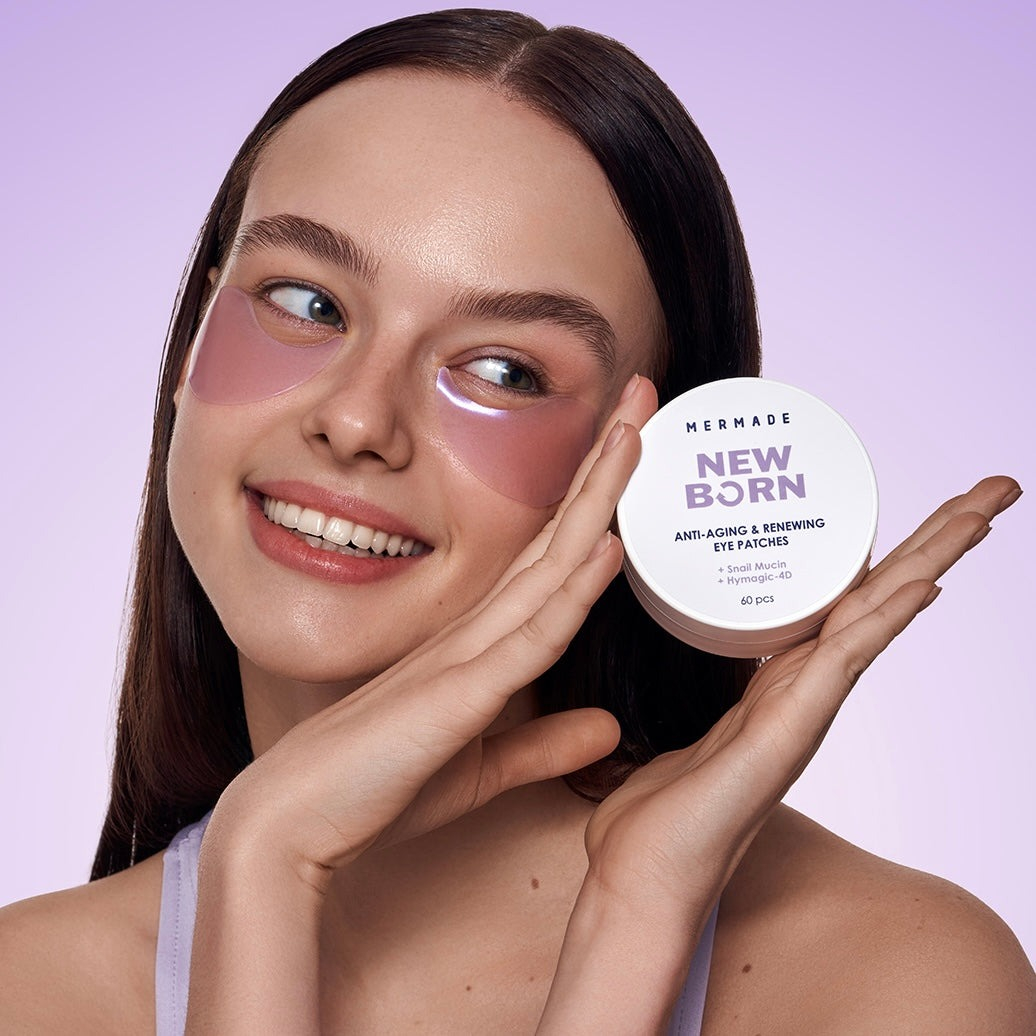 Омолоджуючі гідрогелеві патчі під очі Mermade Snail Secretion Filtrate &amp; 4D Hyaluronic Acid, 60 штфото