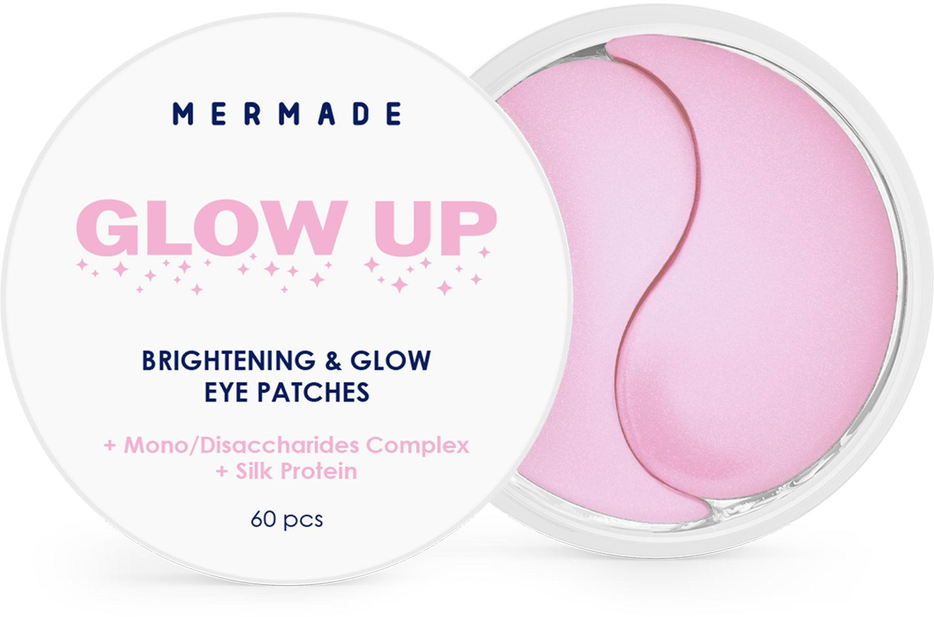 Освітлючі гідрогелеві патчі під очі Mermade Silk protein &amp; Mono- and Disaccharies complex 60 штфото