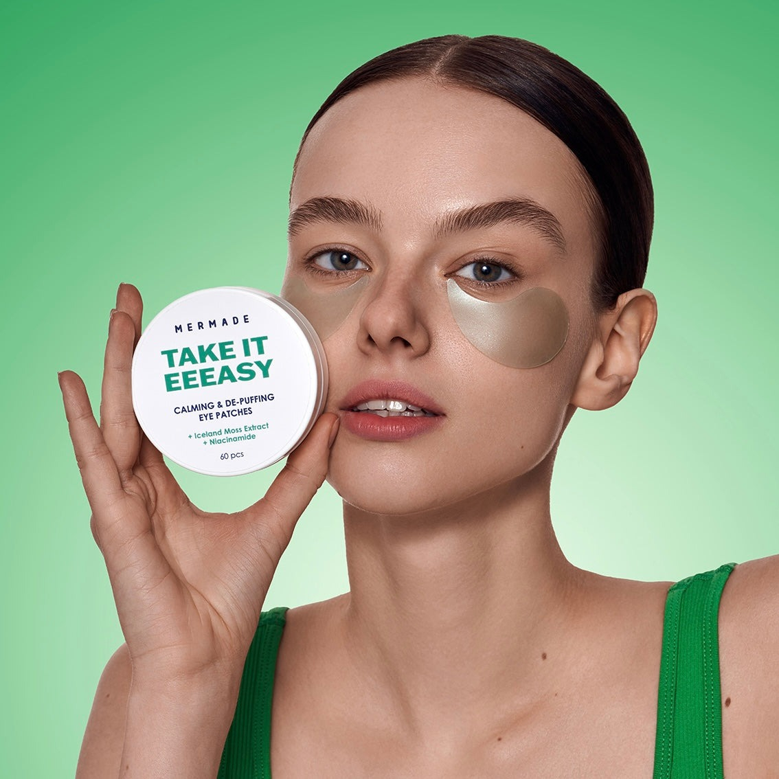 Тонізуючі гідрогелеві патчі під очі Mermade Kombucha extract & Аnti-thirst technology 60 штфото5