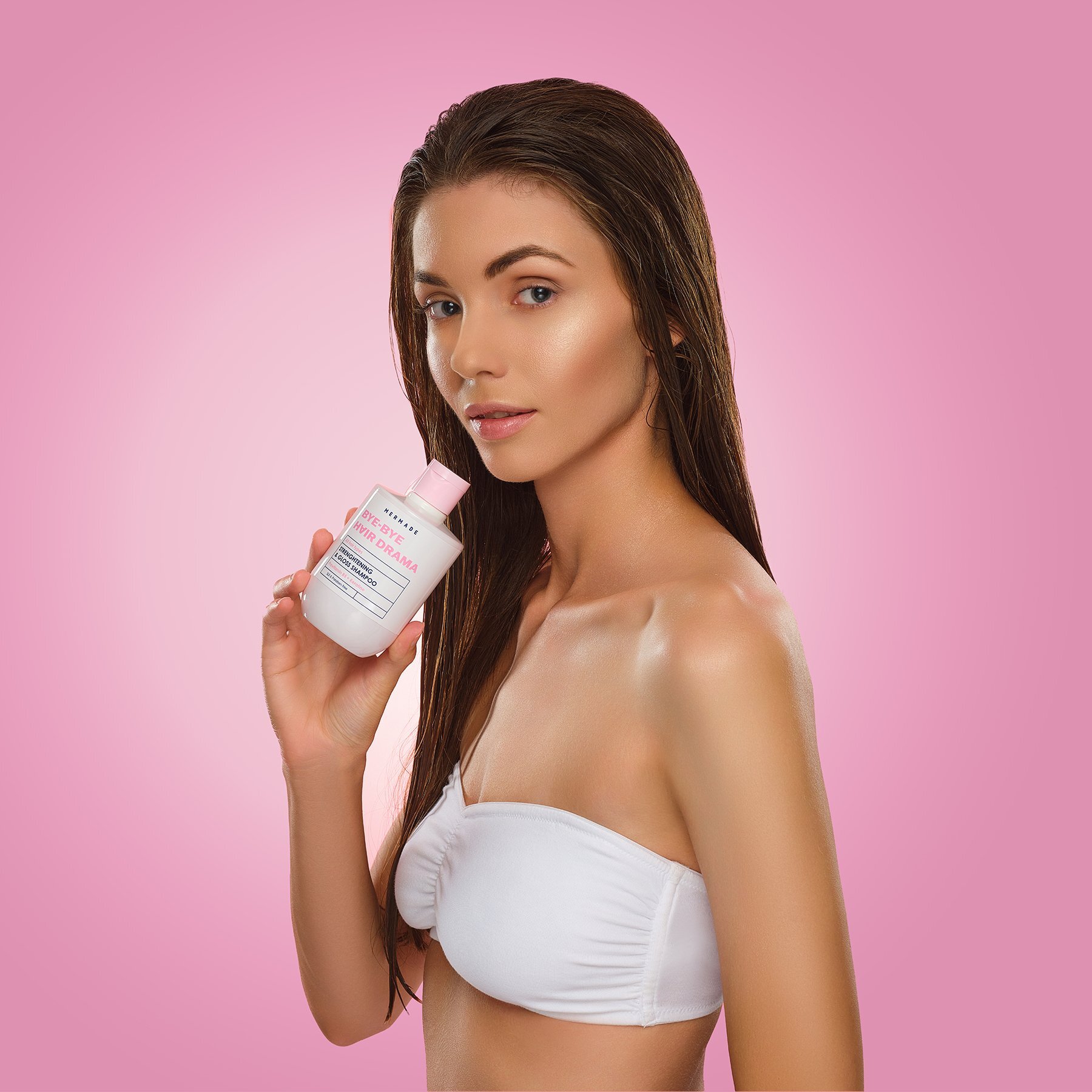 Шампунь для зміцнення та сяйва волосся Mermade Keratin & Pro-vitamin B5 85 млфото4