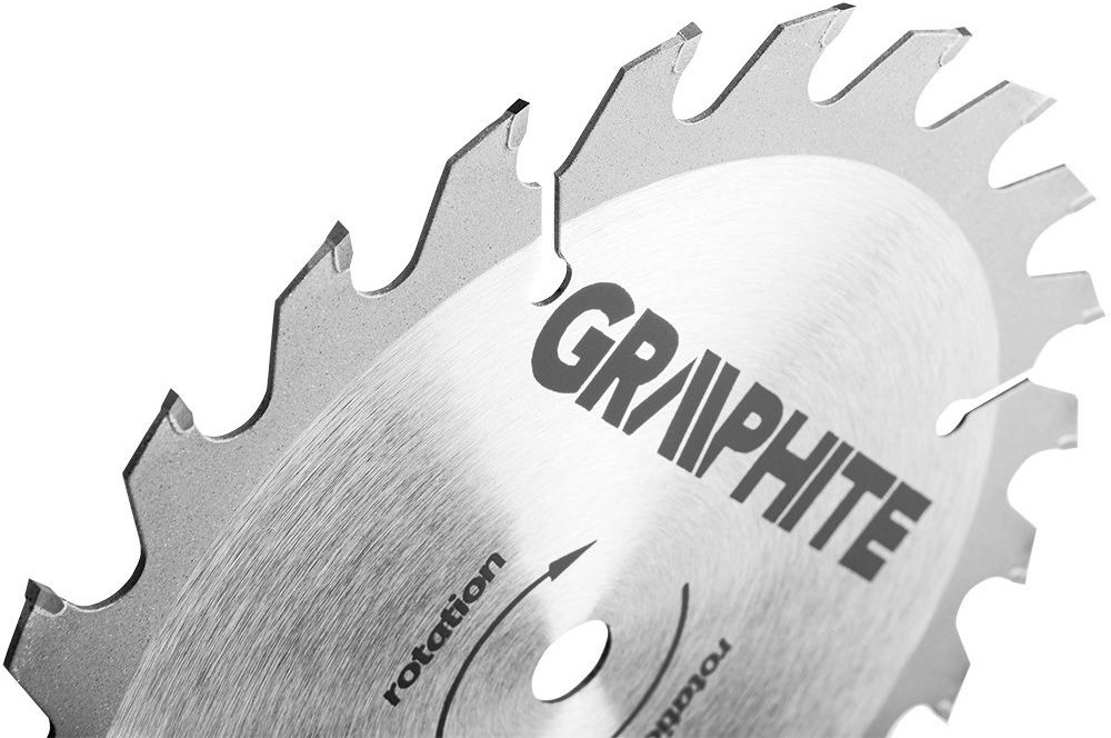 Диск пильний Graphite по дереву, 150х10мм, 1.6мм, 24 зубів (55H666)фото
