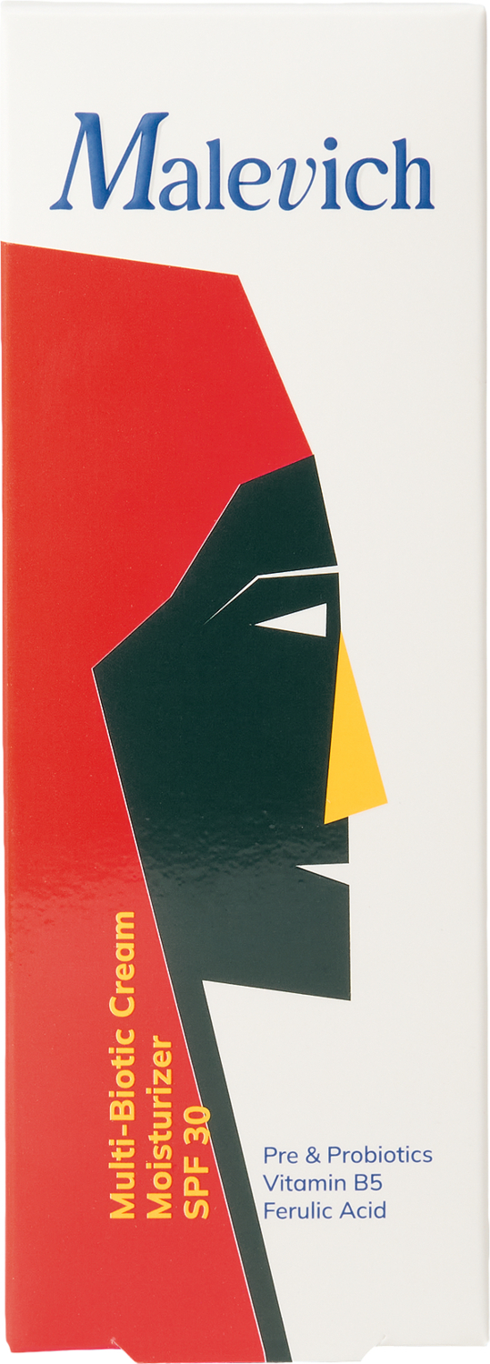 Мультибіотичний зволожувальний крем Malevich SPF30 50 млфото