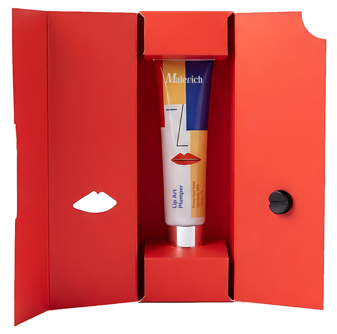 Зволожуючий бальзам-плампер Malevich Lip Art Plumper + Pin-губки у подарунокфото2