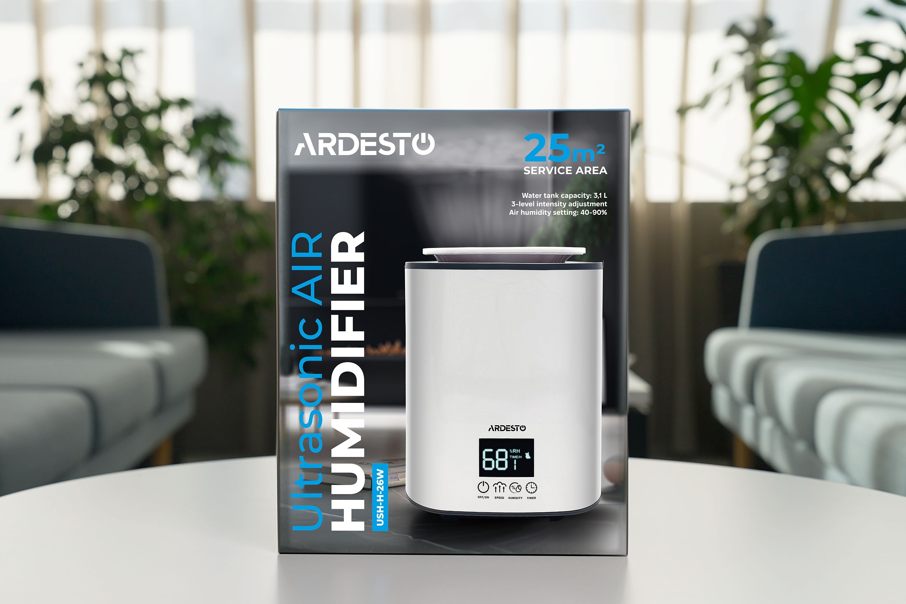 Комплект Тепловентилятор Ardesto FHB-2000TW + Увлажнитель воздуха Ardesto USH-H-26W фото 24