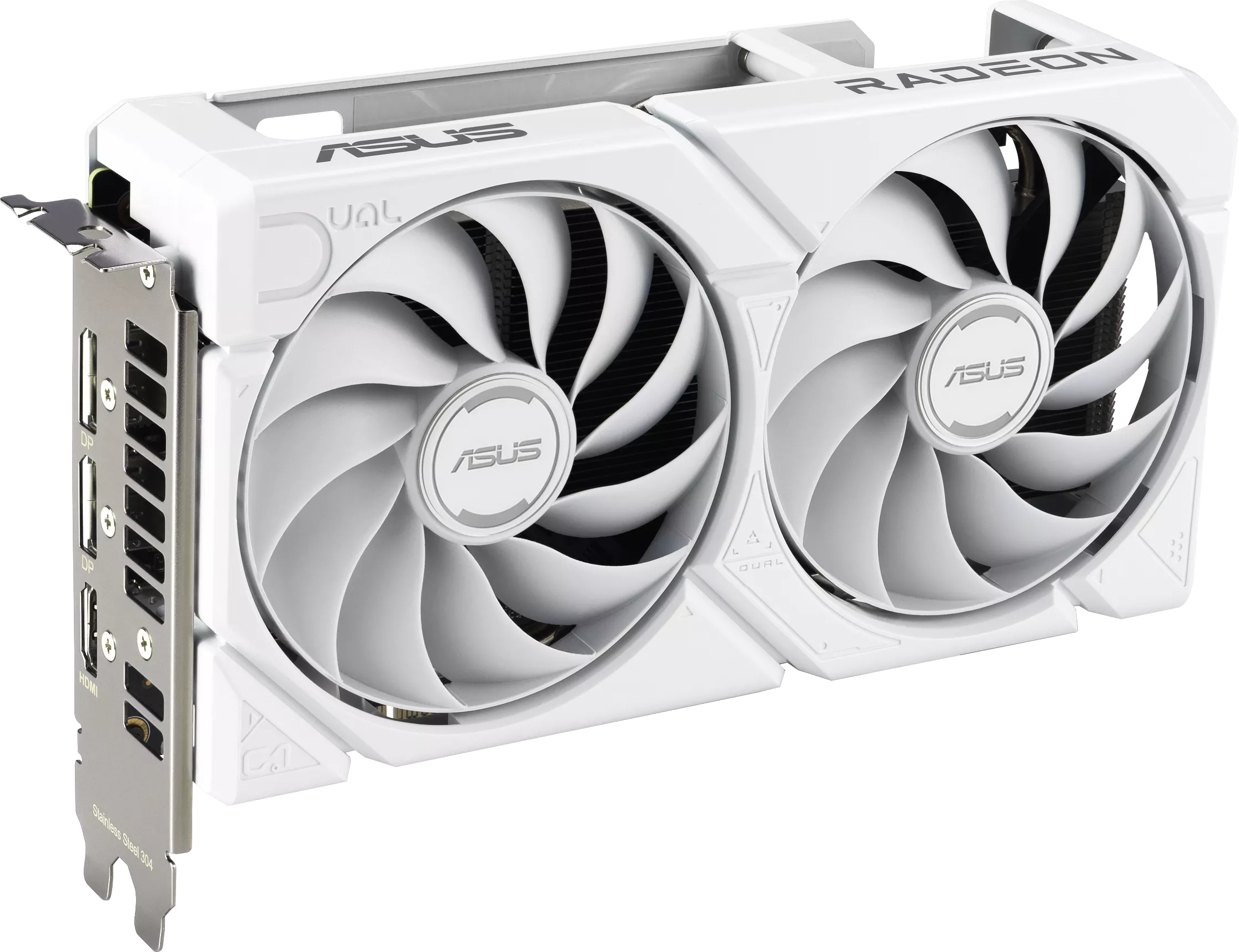 Видеокарта ASUS Radeon RX 9060 XT 16GB GDDR6 DUAL RX9060XT 16G WHITE (90YV0LG3-M0NA00) фото 3