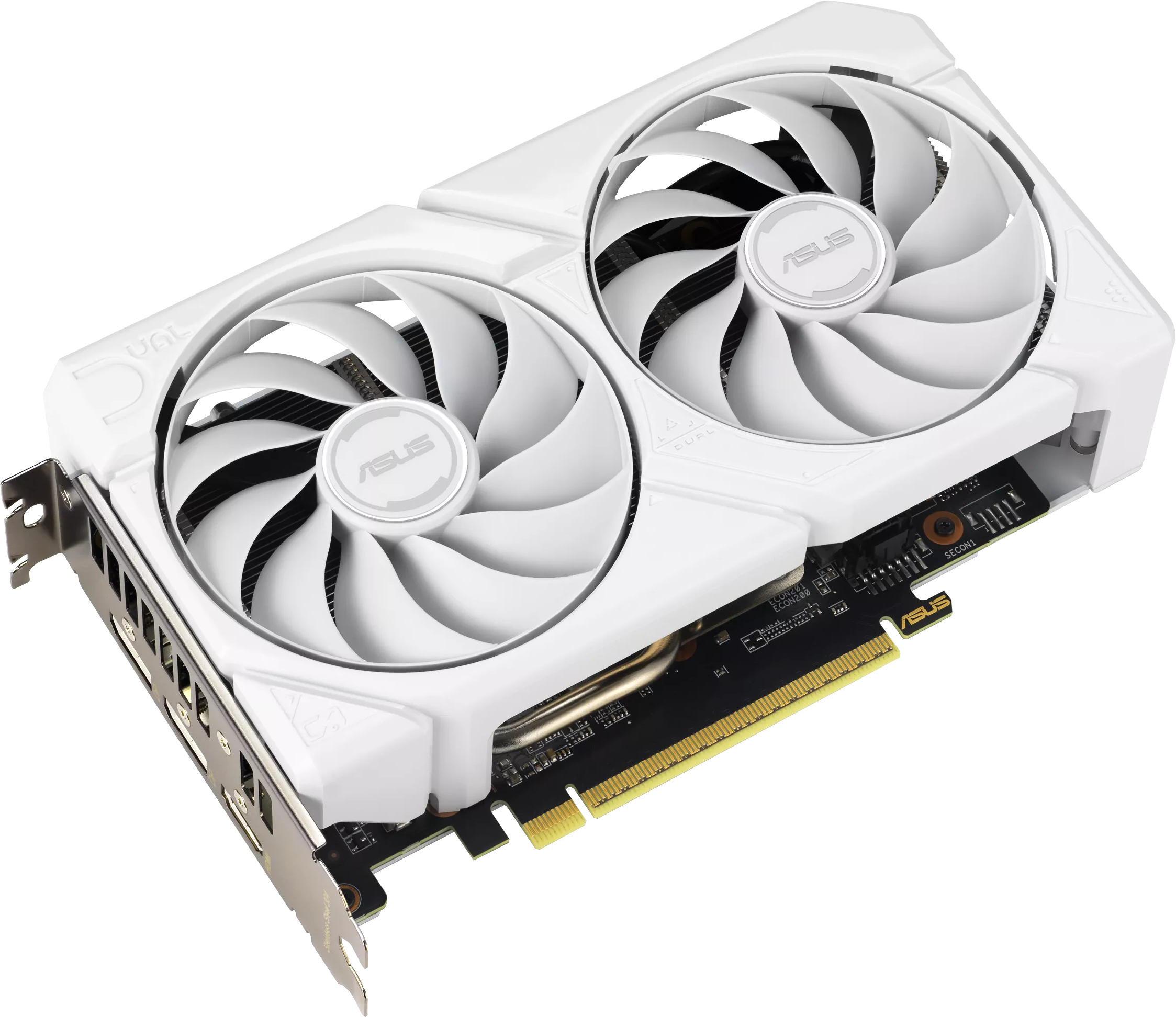 Видеокарта ASUS Radeon RX 9060 XT 16GB GDDR6 DUAL RX9060XT 16G WHITE (90YV0LG3-M0NA00) фото 4