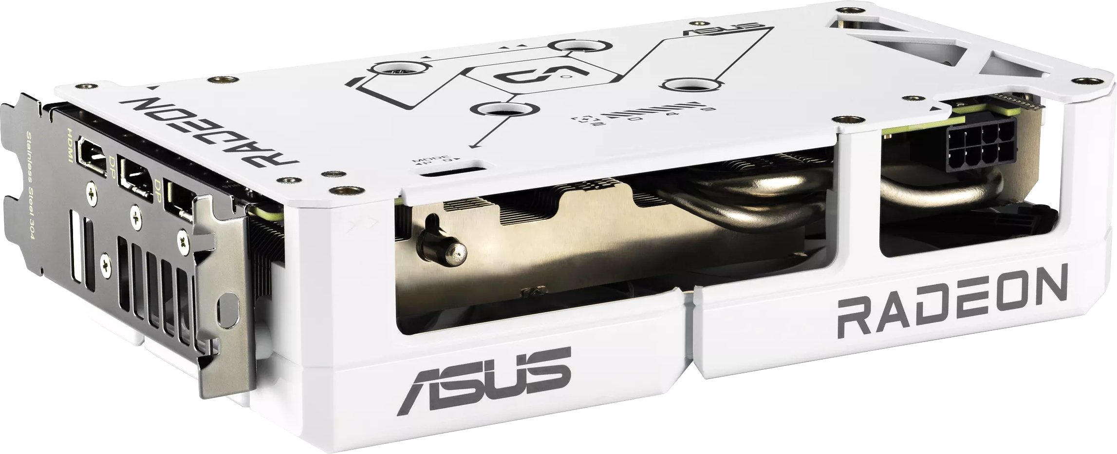 Видеокарта ASUS Radeon RX 9060 XT 16GB GDDR6 DUAL RX9060XT 16G WHITE (90YV0LG3-M0NA00) фото 8