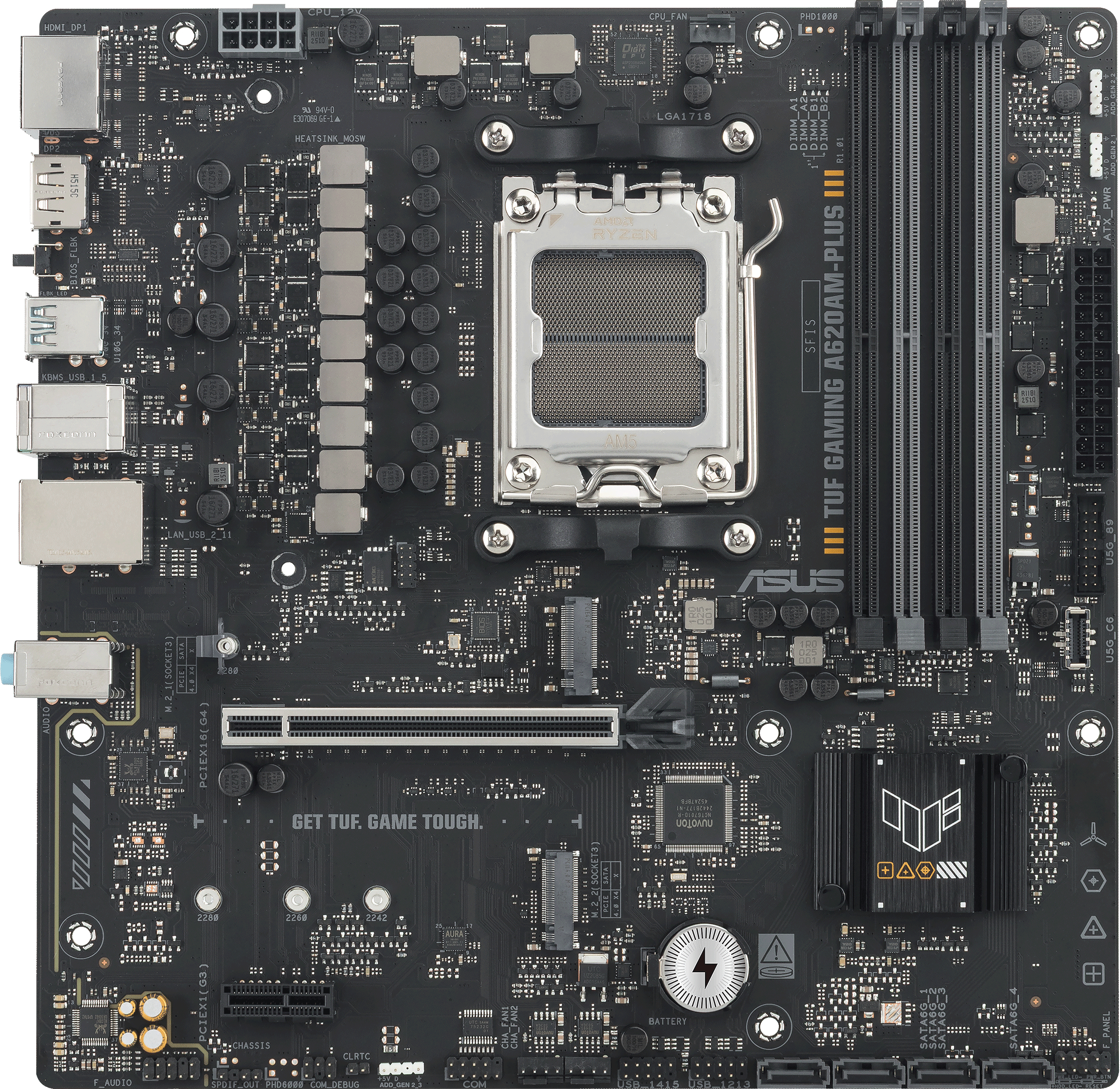 Материнcька плата ASUS TUF GAMING A620AM-PLUS (90MB1N30-M0EAY0)фото8