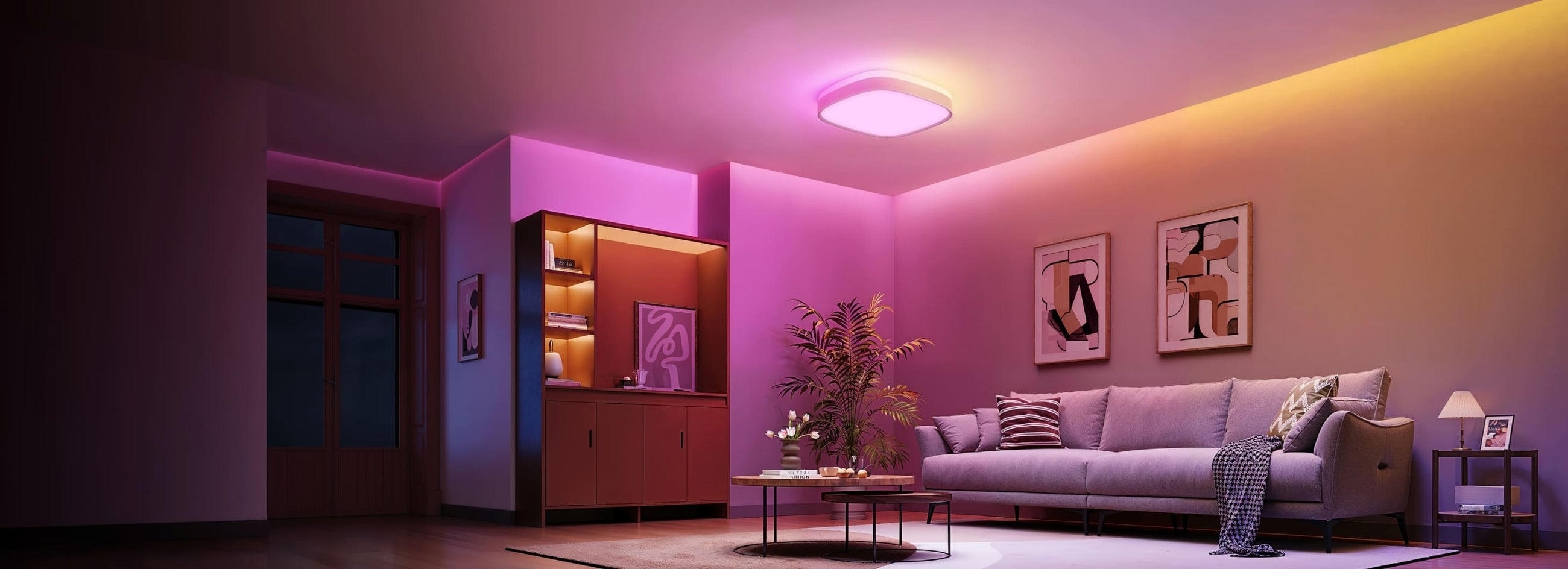 Світильник стельовий Govee Smart Square Ceiling Light 30cm, білий (H80A4C01)фото7