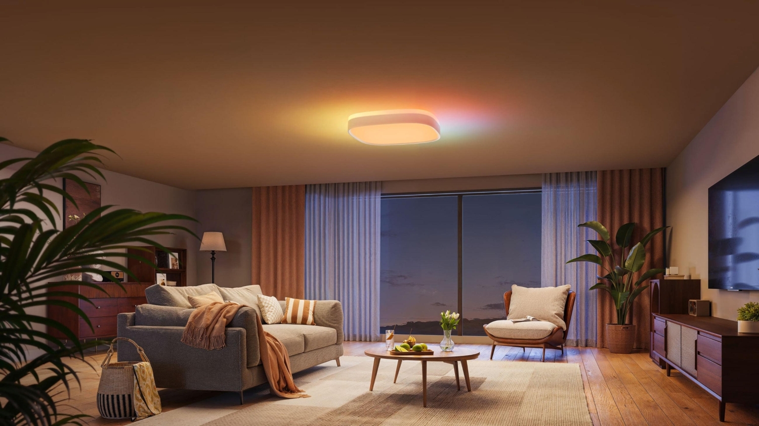 Світильник стельовий Govee Smart Square Ceiling Light 30cm, білий (H80A4C01)фото