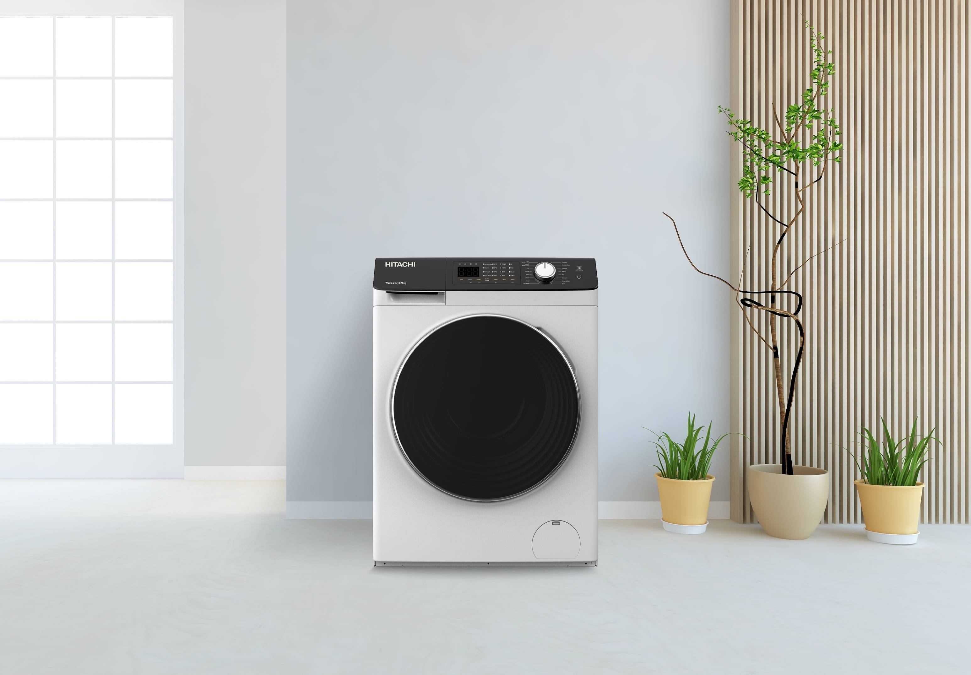 Стирально-сушильная машина Hitachi BD-D802HVOW фото 