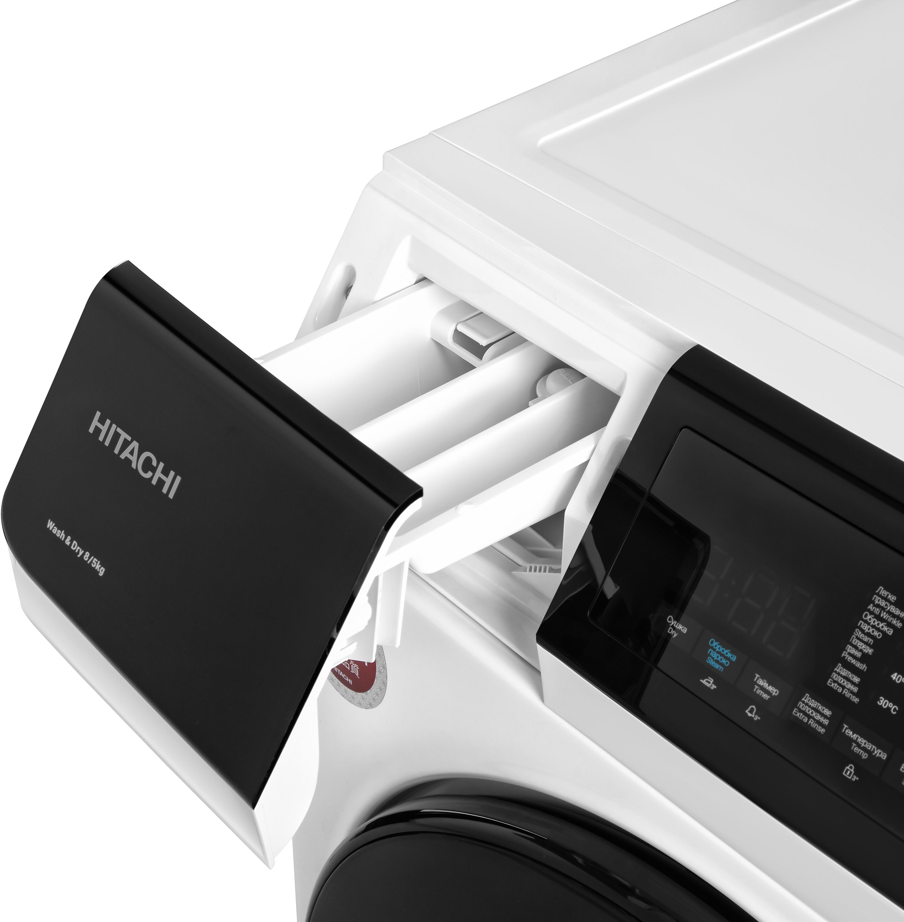 Стирально-сушильная машина Hitachi BD-D802HVOW фото 