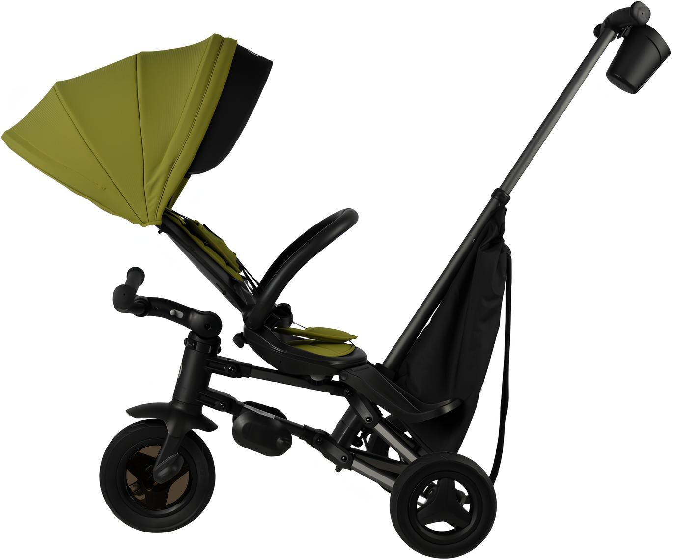 Велосипед складаний триколісний дитячий Nova+ Rubber Military Green (S700-17Nova+RubberMG)фото4