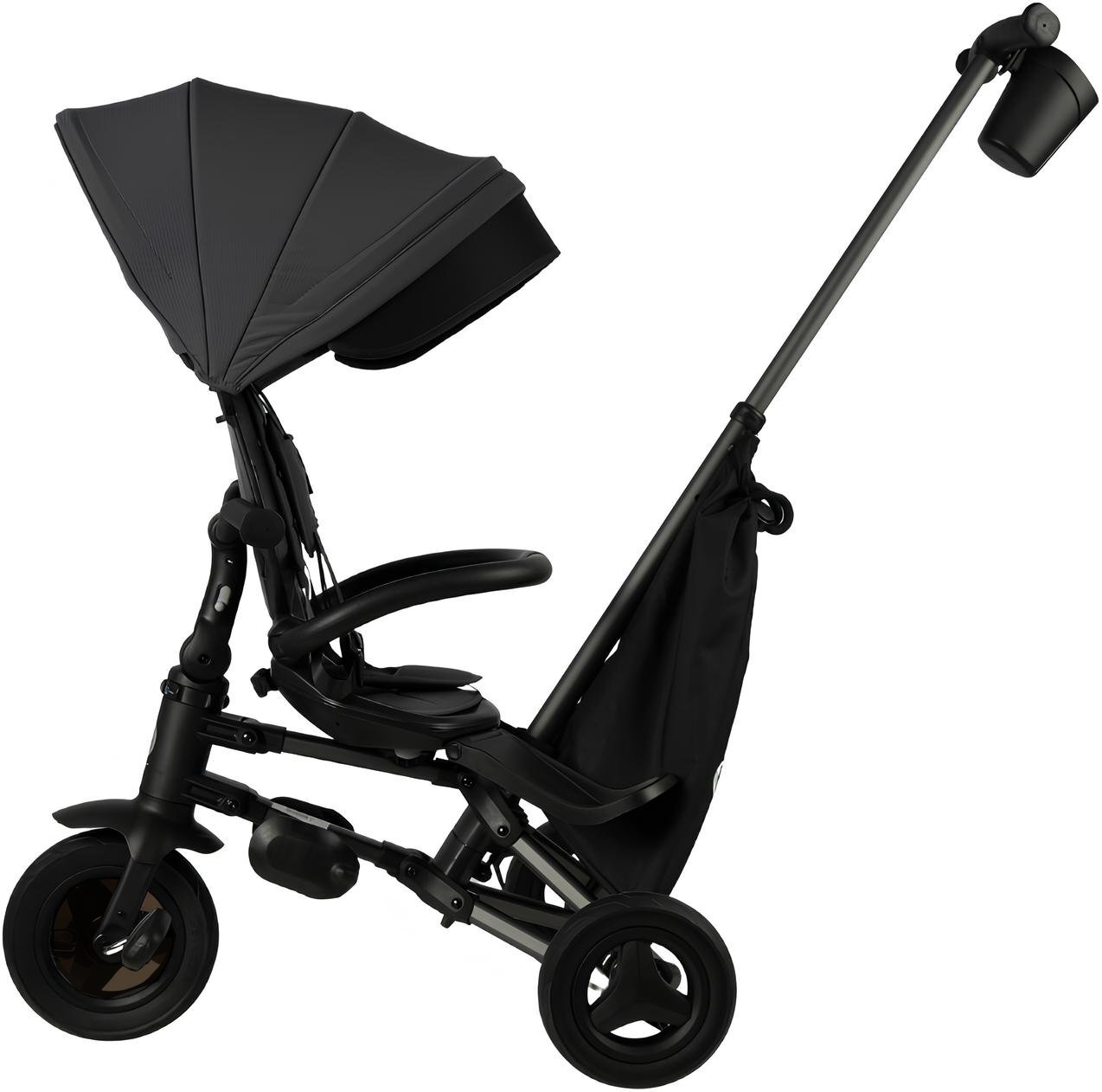 Велосипед складаний триколісний дитячий Nova+ Rubber Ultimate Black (S700-17Nova+RubberUB)фото3