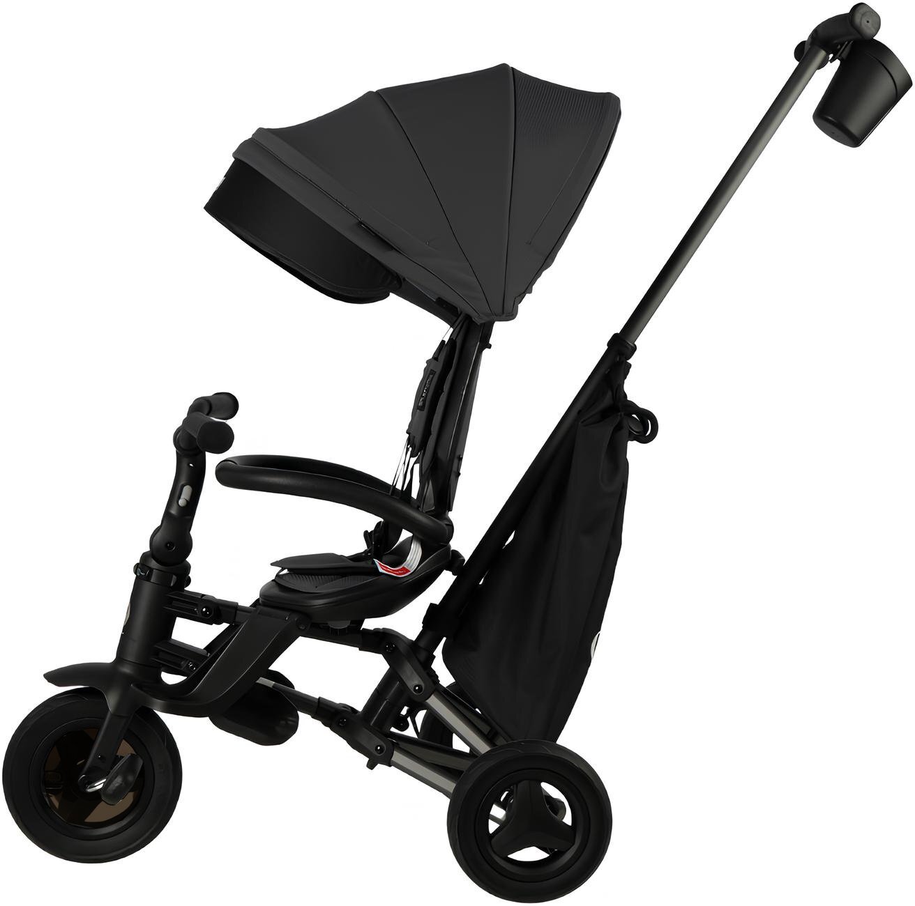 Велосипед складаний триколісний дитячий Nova+ Rubber Ultimate Black (S700-17Nova+RubberUB)фото2