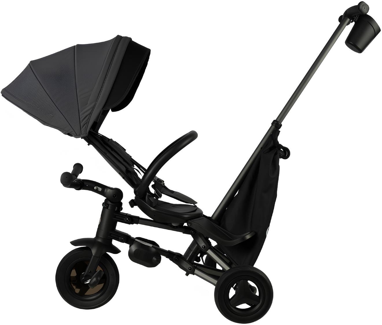 Велосипед складаний триколісний дитячий Nova+ Rubber Ultimate Black (S700-17Nova+RubberUB)фото4