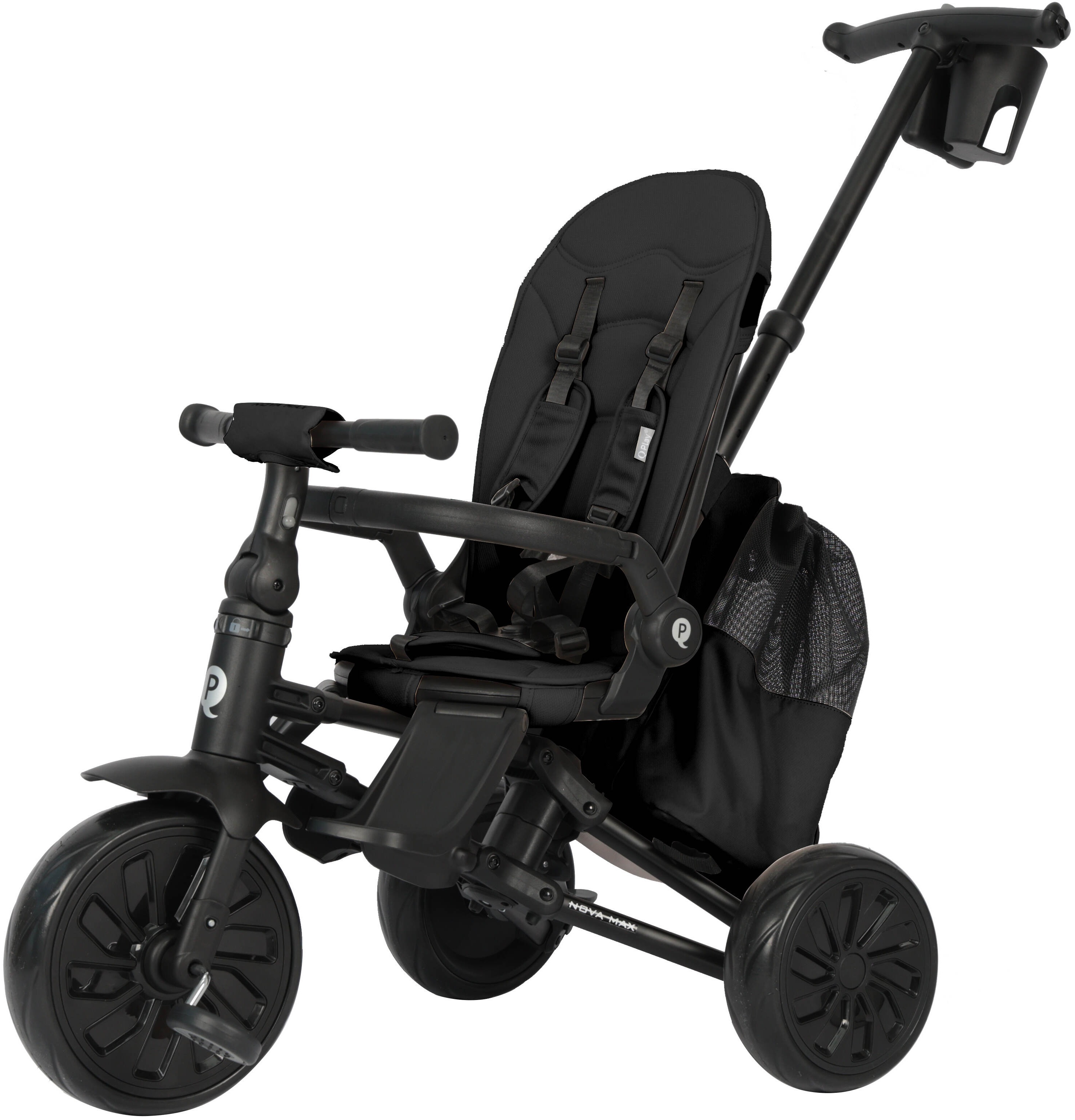 Велосипед складаний триколісний дитячий Nova Max Black (S703NovaMaxBlack)фото4