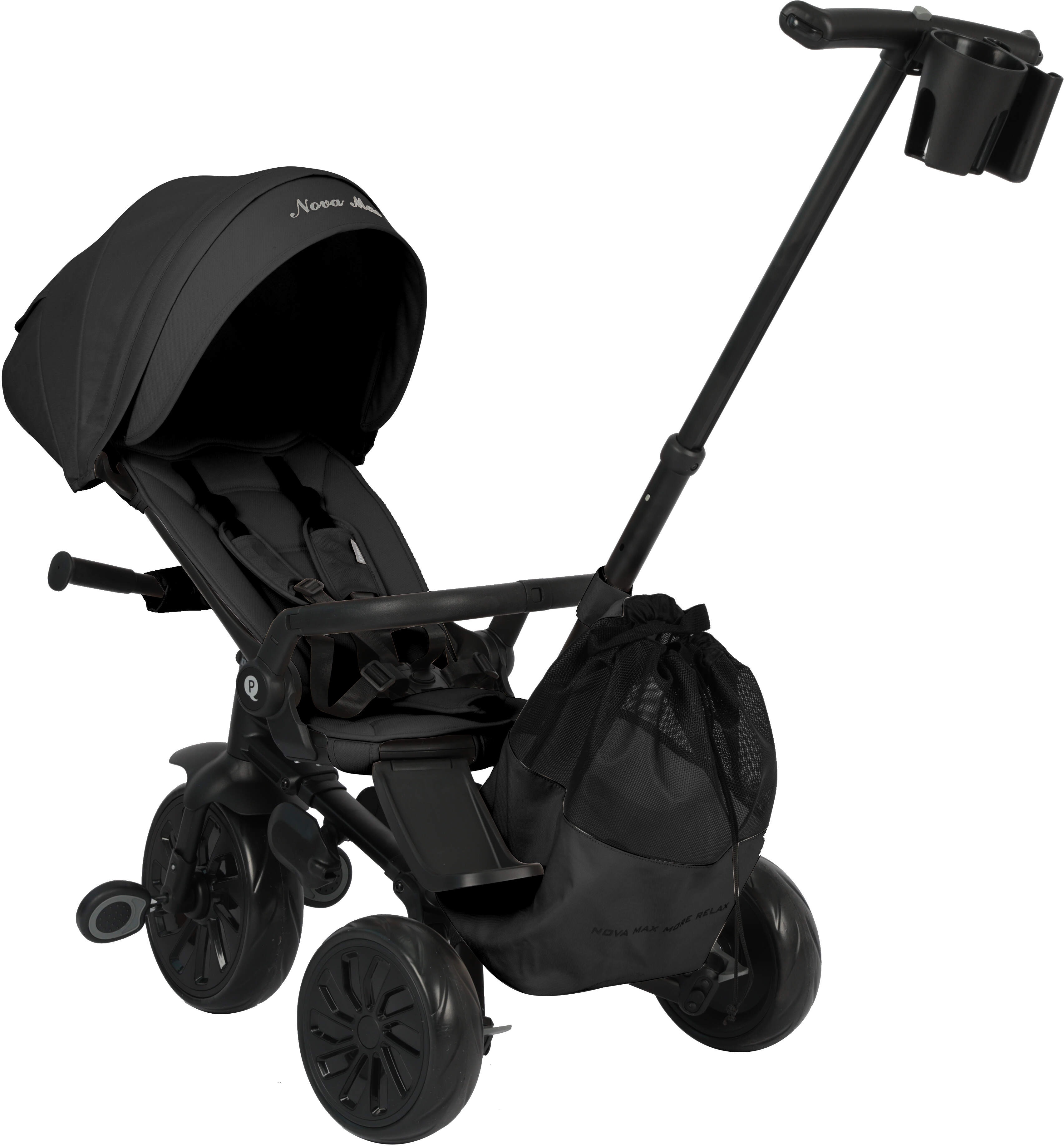 Велосипед складаний триколісний дитячий Nova Max Black (S703NovaMaxBlack)фото3