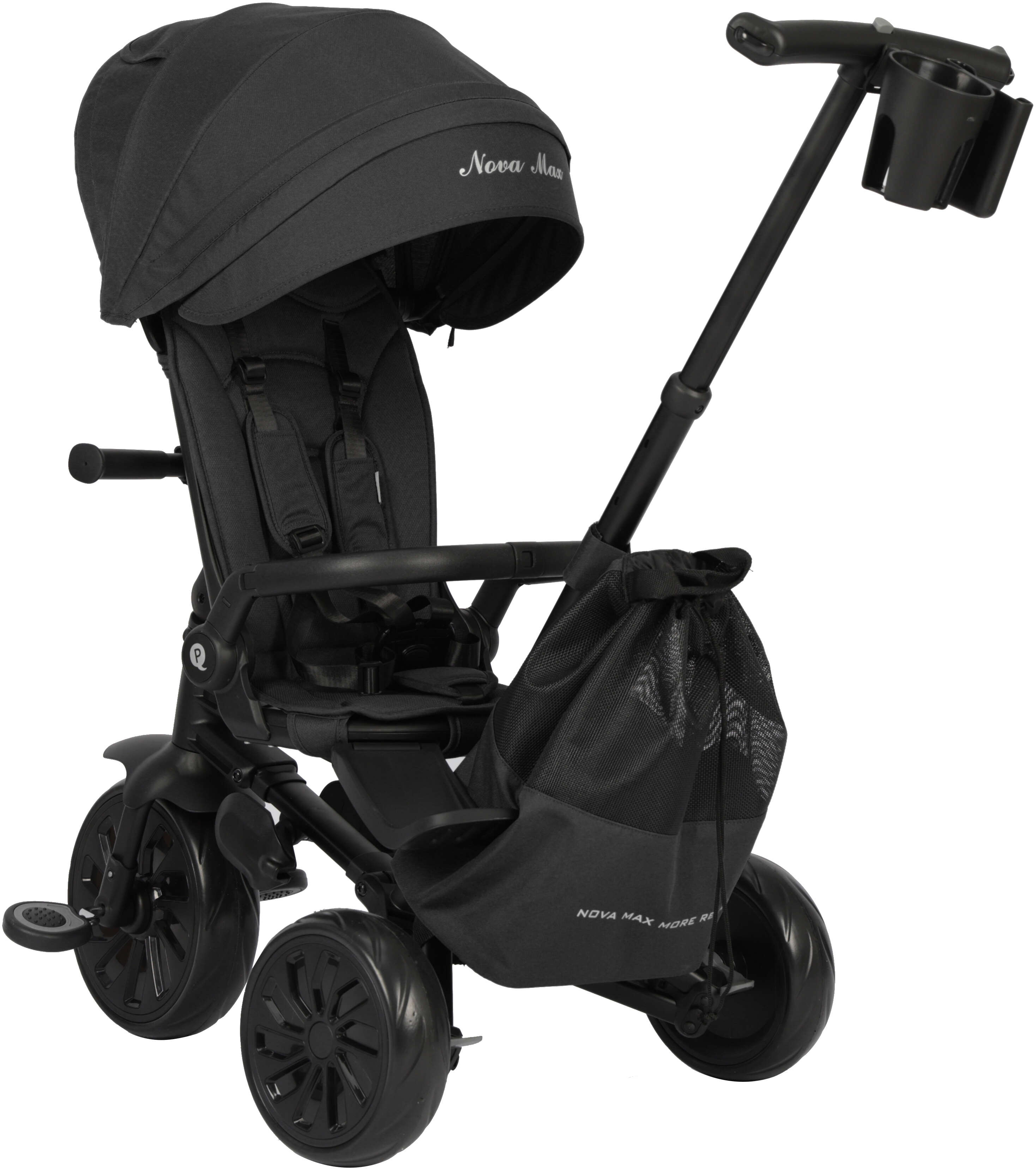 Велосипед складаний триколісний дитячий Nova Max Black (S703NovaMaxBlack)фото2