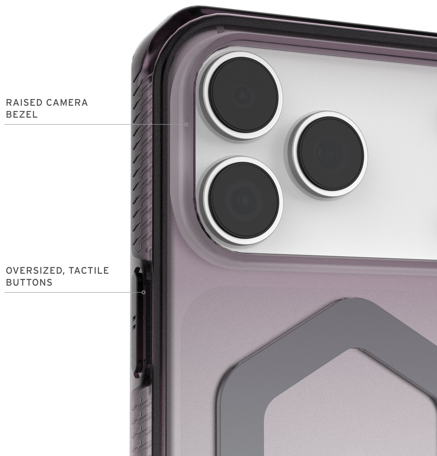 Чохол UAG для Apple iPhone 17 Pro Max, Plyo MagSafe, Black/Clear Ombre (11453011404G)фото