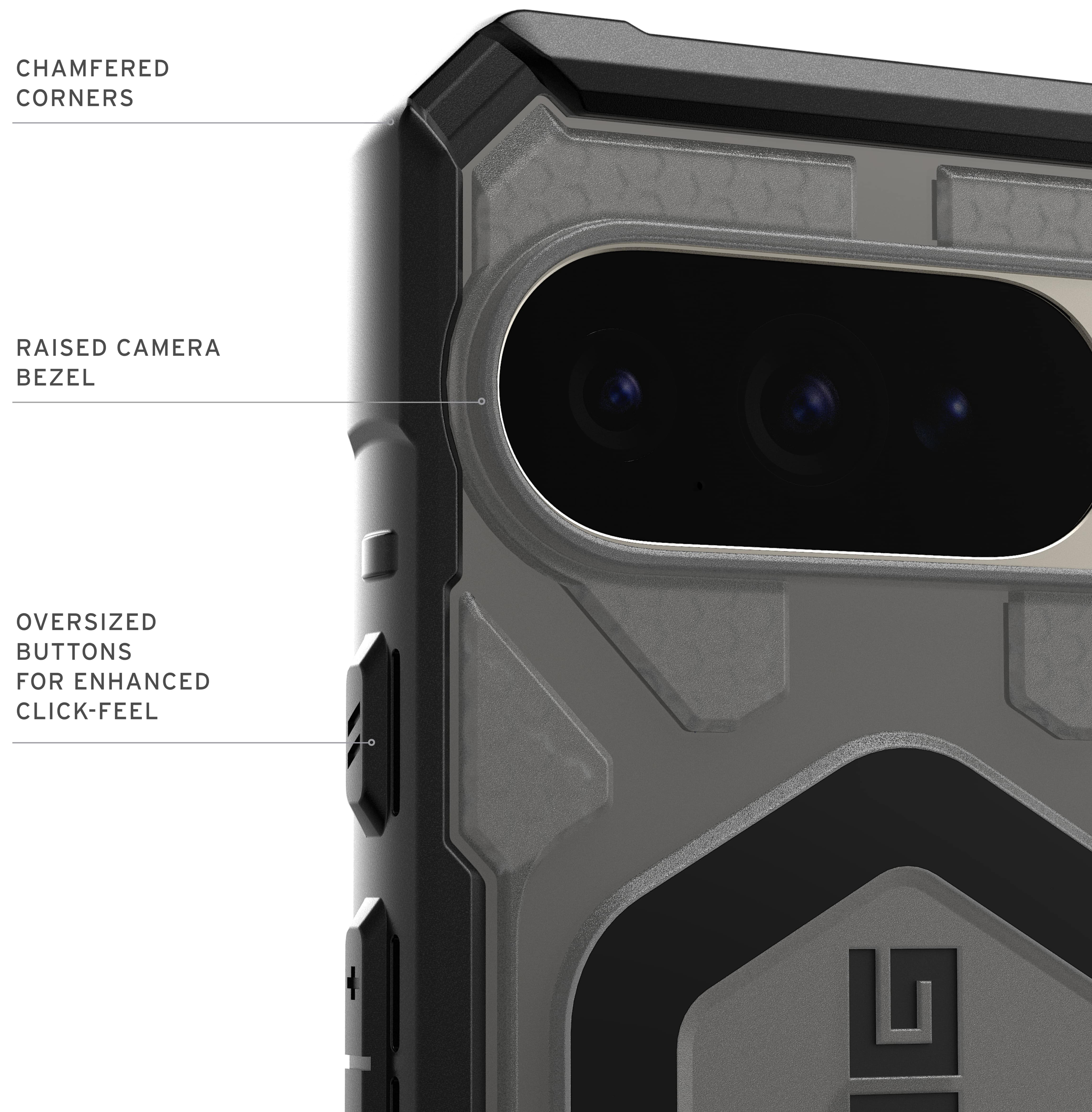 Чохол UAG для Google Pixel 10 Pro XL, Pathfinder Clear MagSafe, Ash (614470113140)фото5