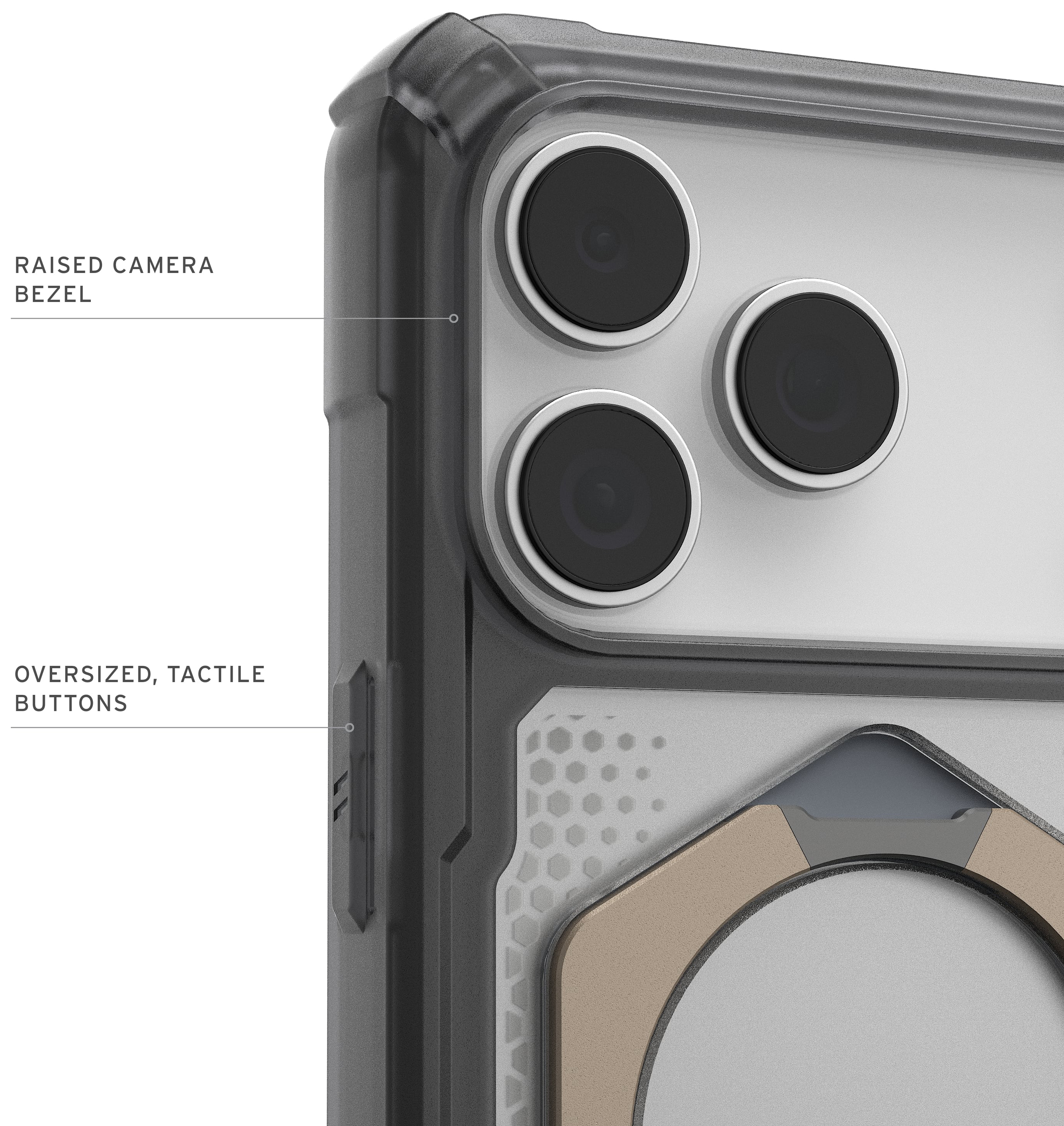 Чехол UAG для Apple iPhone 17 Pro Max, Plasma XTE MagSafe, Ash/Titanium (114528113136) фото 7