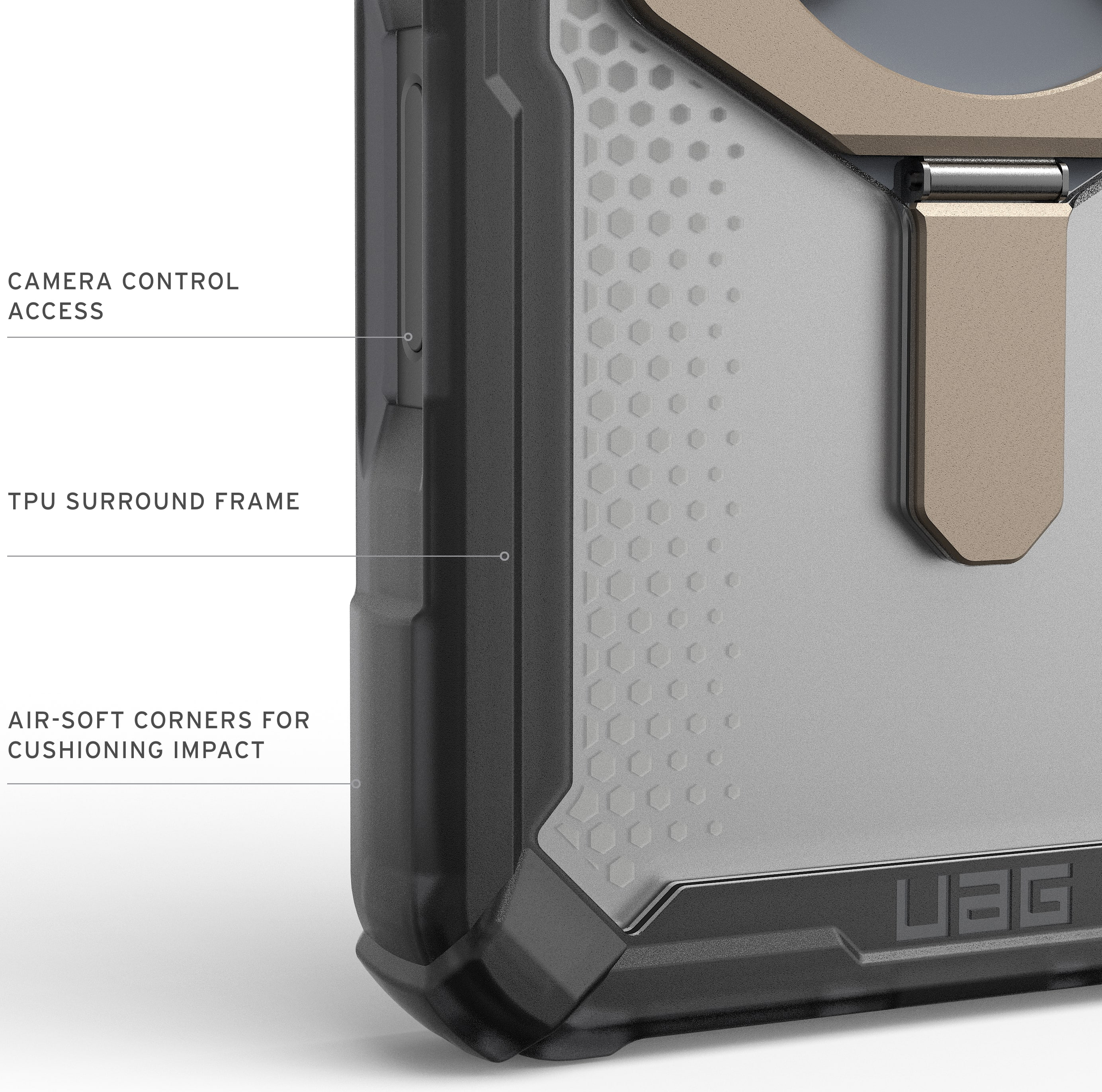 Чехол UAG для Apple iPhone 17 Pro Max, Plasma XTE MagSafe, Ash/Titanium (114528113136) фото 8