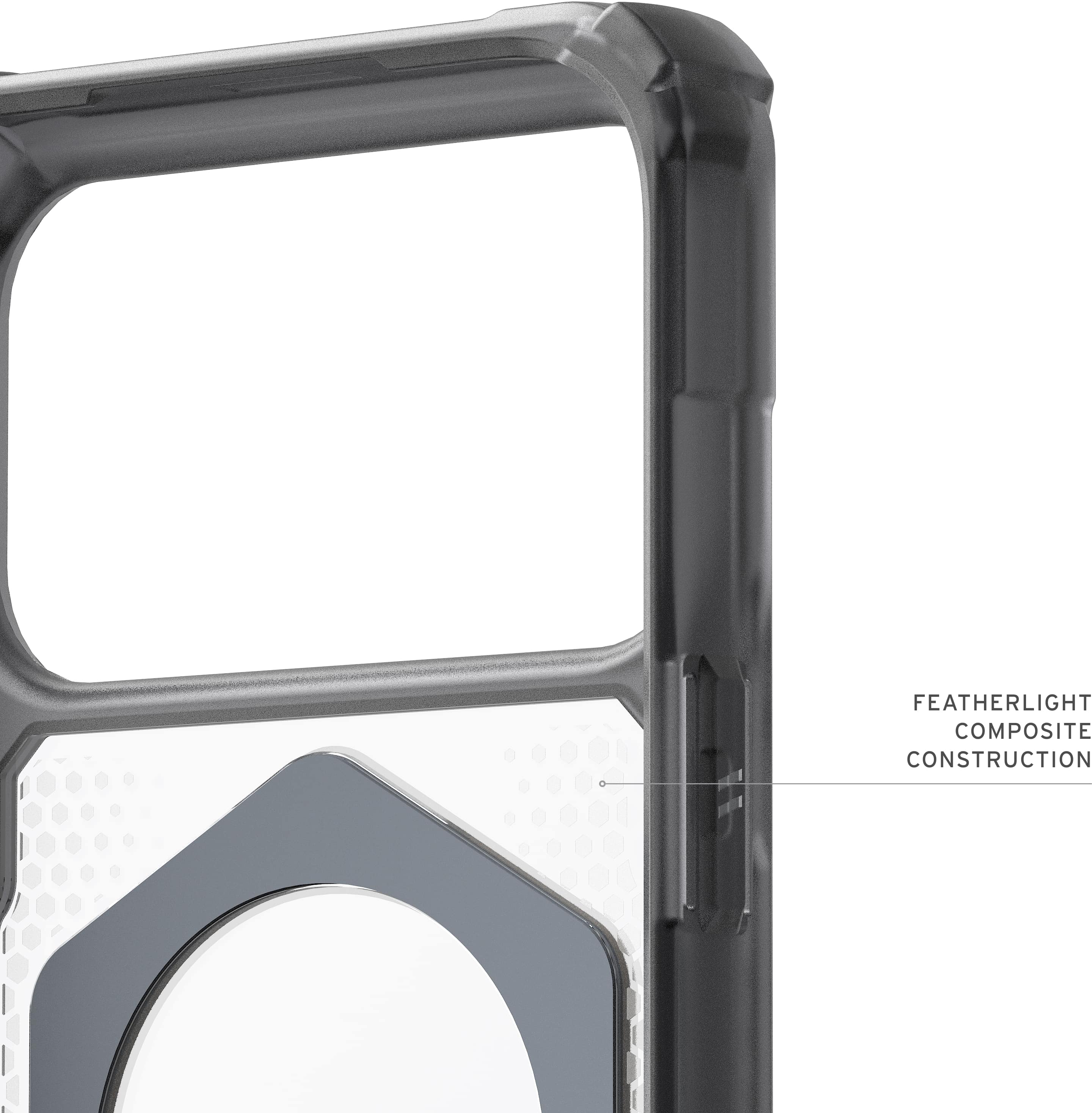 Чехол UAG для Apple iPhone 17 Pro Max, Plasma XTE MagSafe, Ash/Titanium (114528113136) фото 10