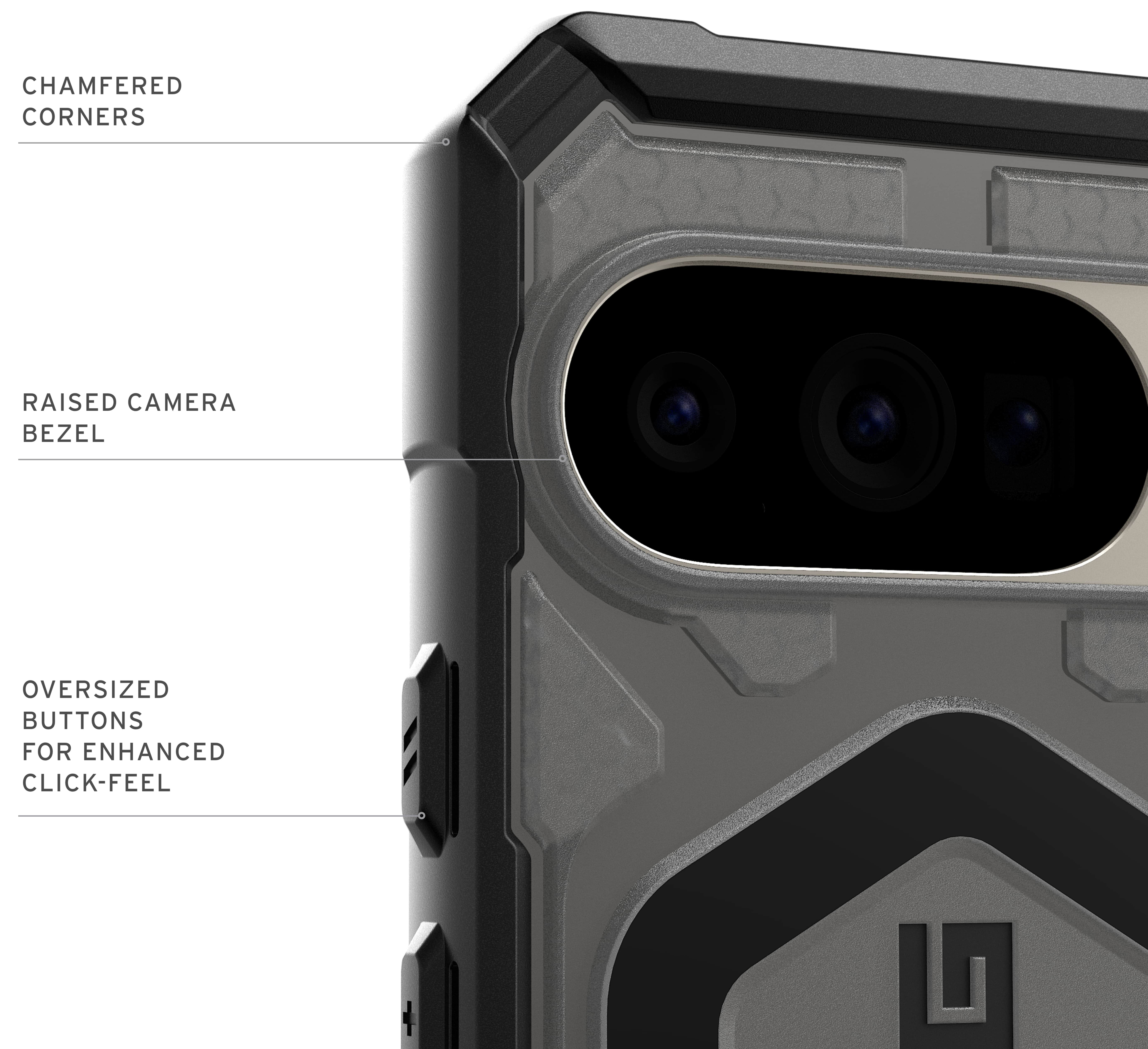 Чехол UAG для Google Pixel 10 Pro, Pathfinder Clear MagSafe, Ash (614469113140) фото 5