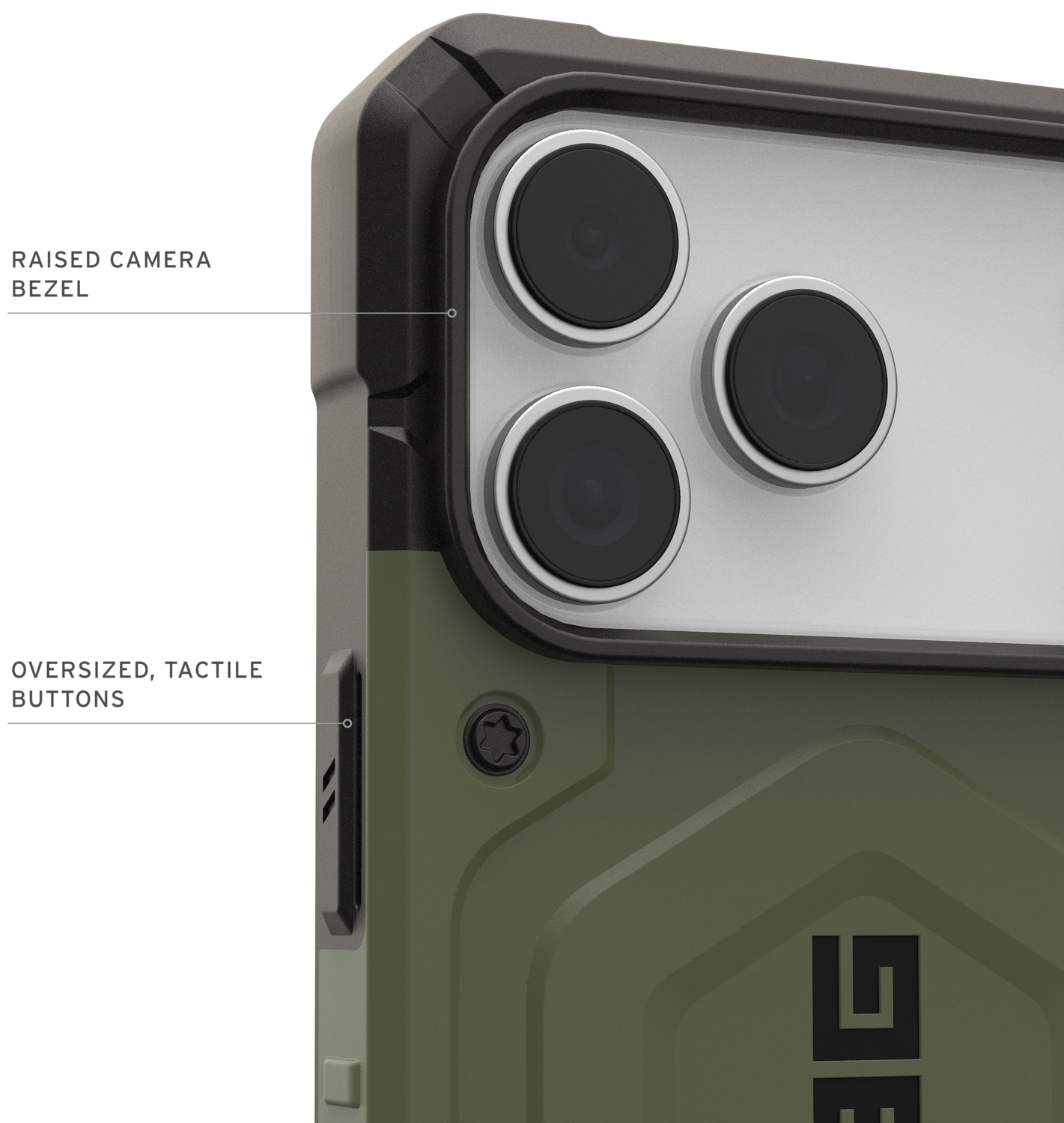 Чохол UAG для Apple iPhone 17 Pro Max, Pathfinder MagSafe, Olive (114549117272)фото