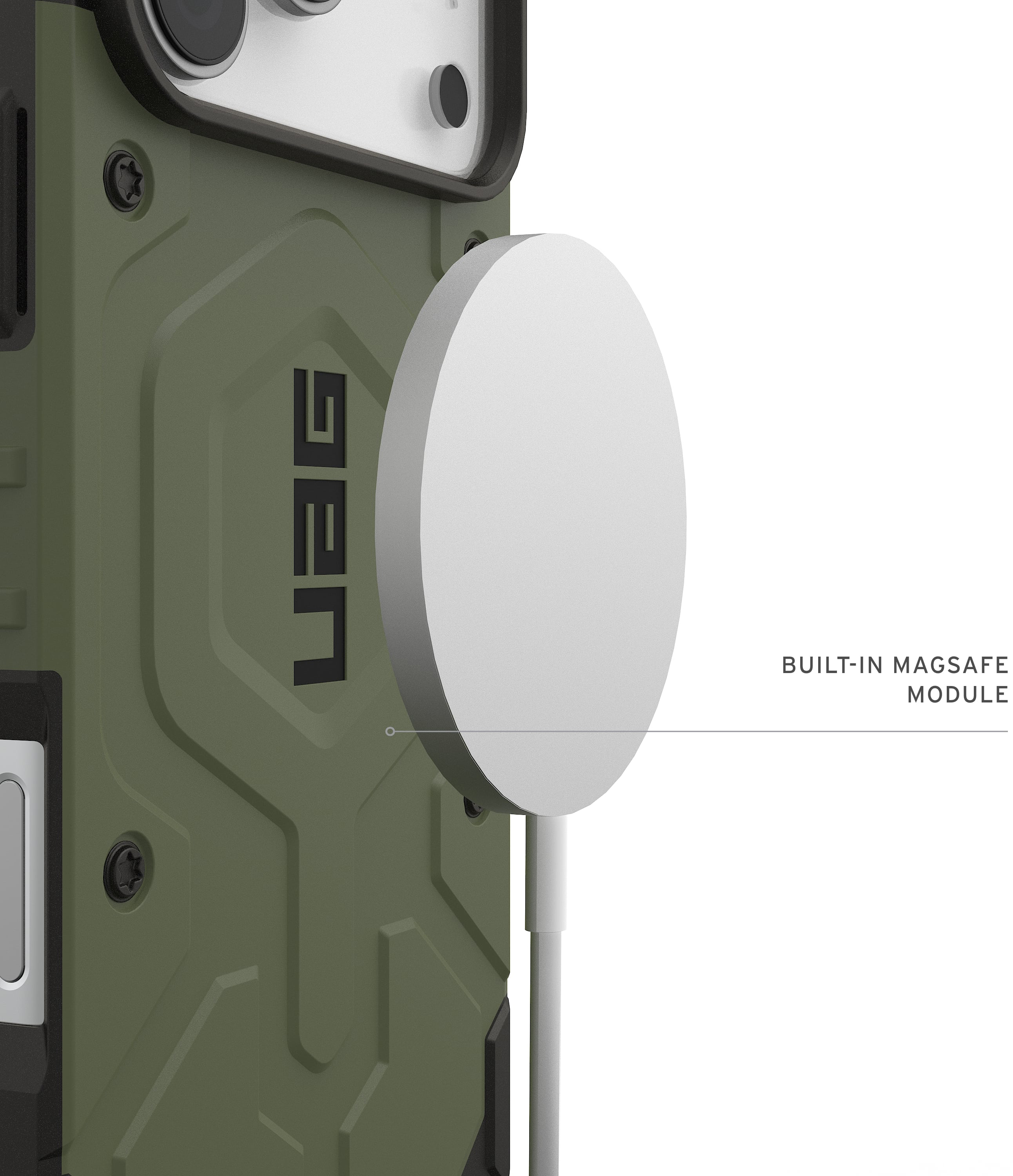 Чохол UAG для Apple iPhone 17 Pro Max, Pathfinder MagSafe, Olive (114549117272)фото7