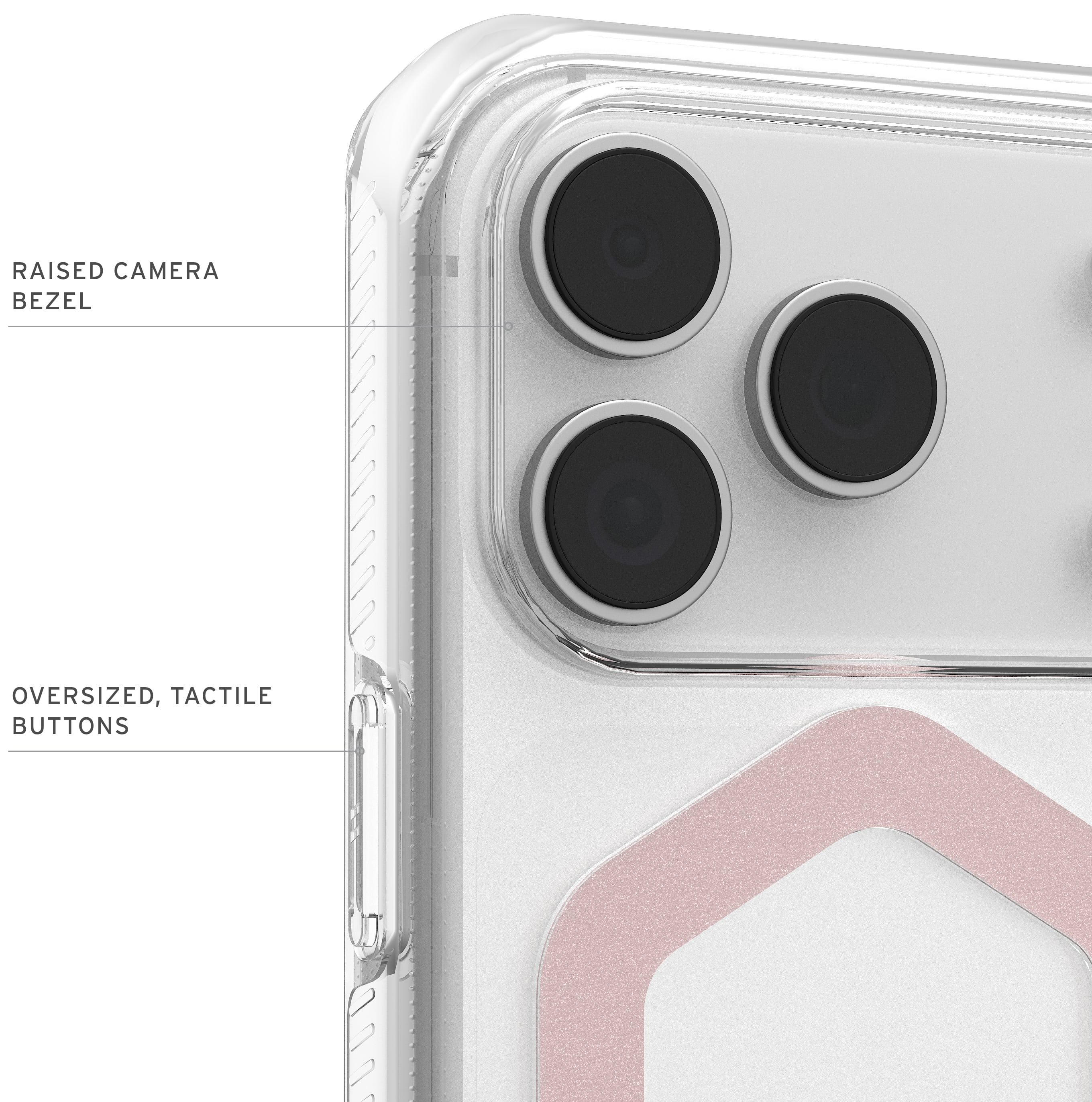 Чехол UAG для Apple iPhone 17 Pro, Plyo MagSafe, Ice/Rose Gold (114529114348) фото 5