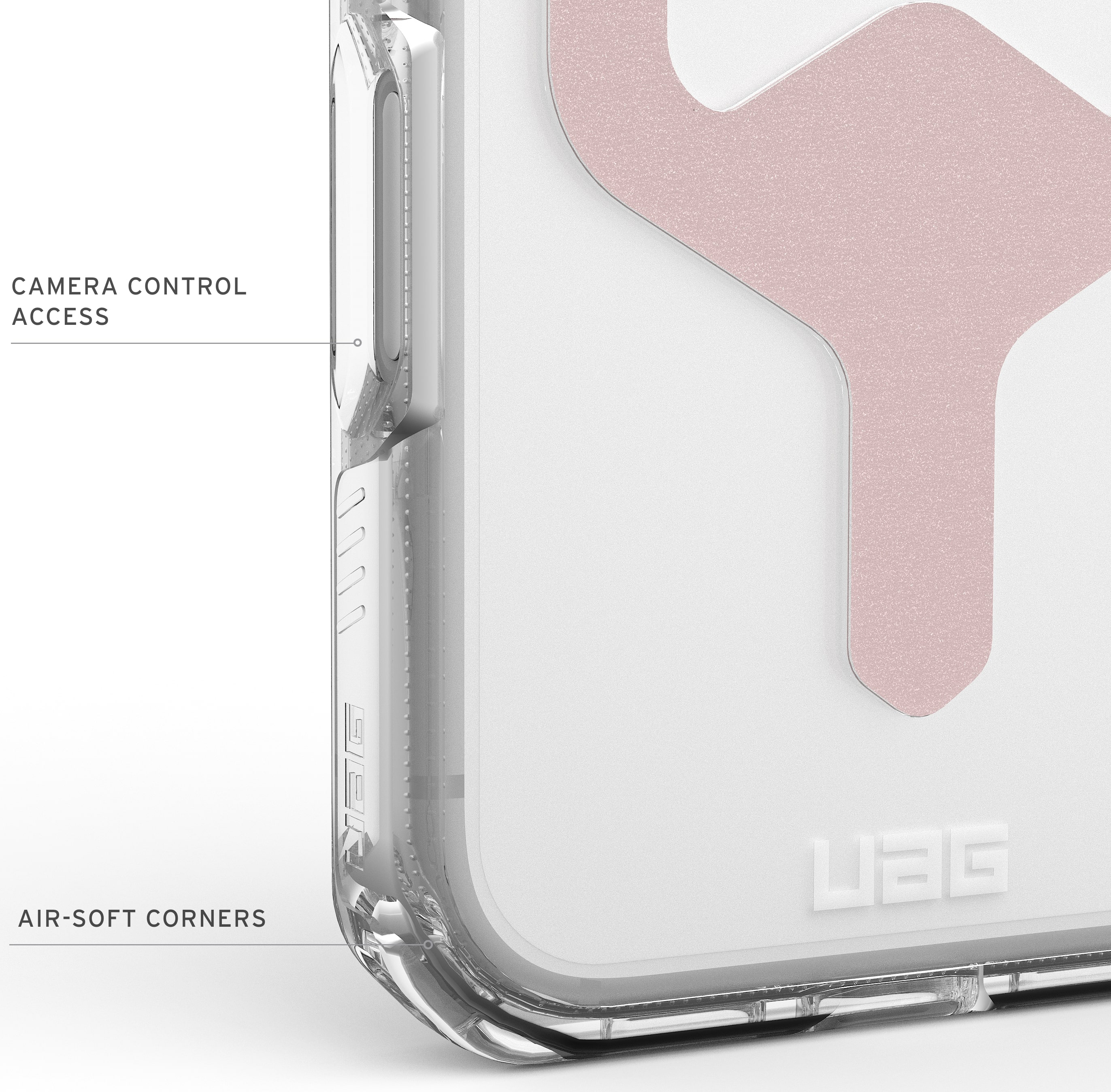 Чехол UAG для Apple iPhone 17 Pro, Plyo MagSafe, Ice/Rose Gold (114529114348) фото 6